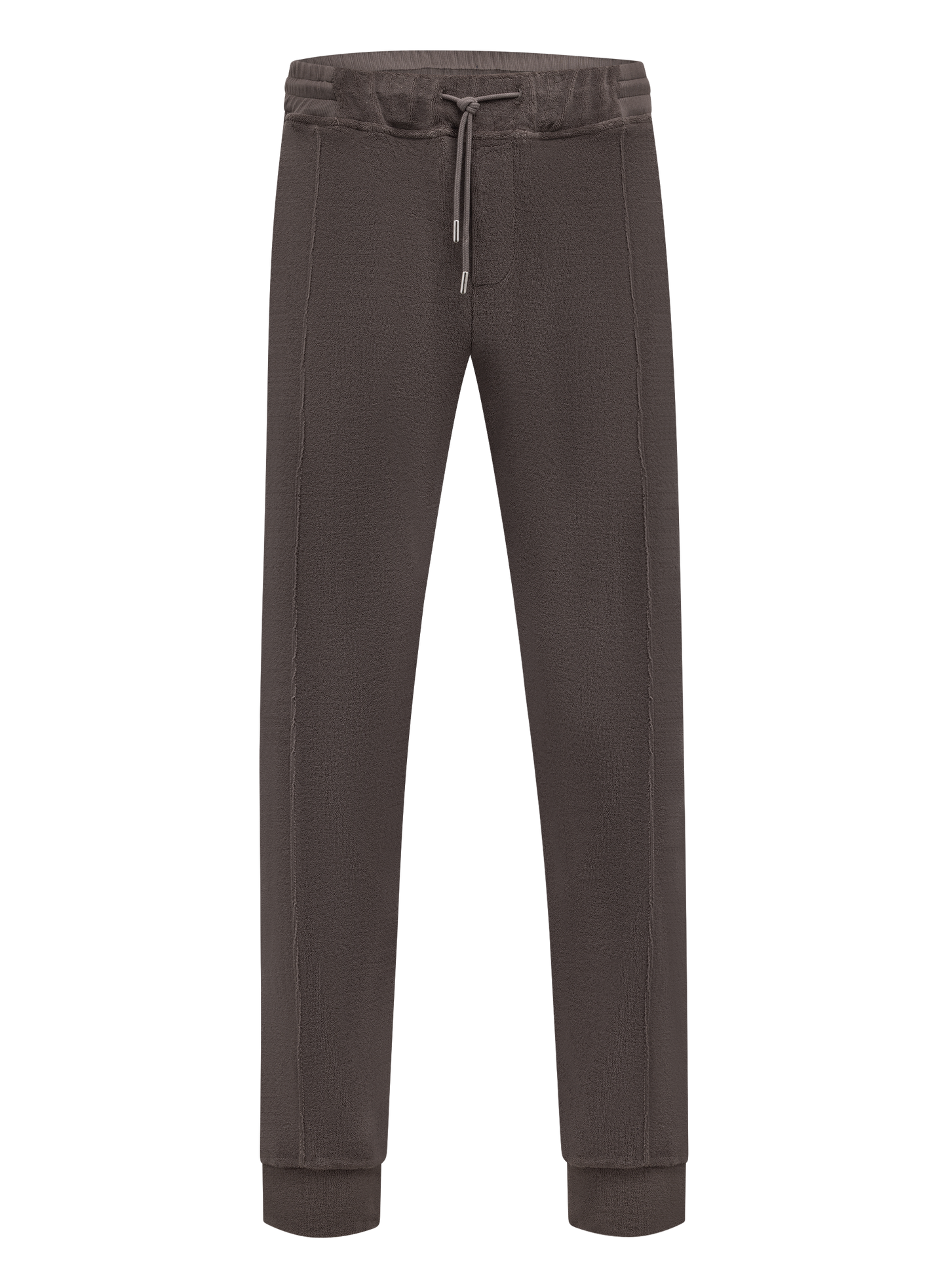 Terry broek van katoen | TAUPE