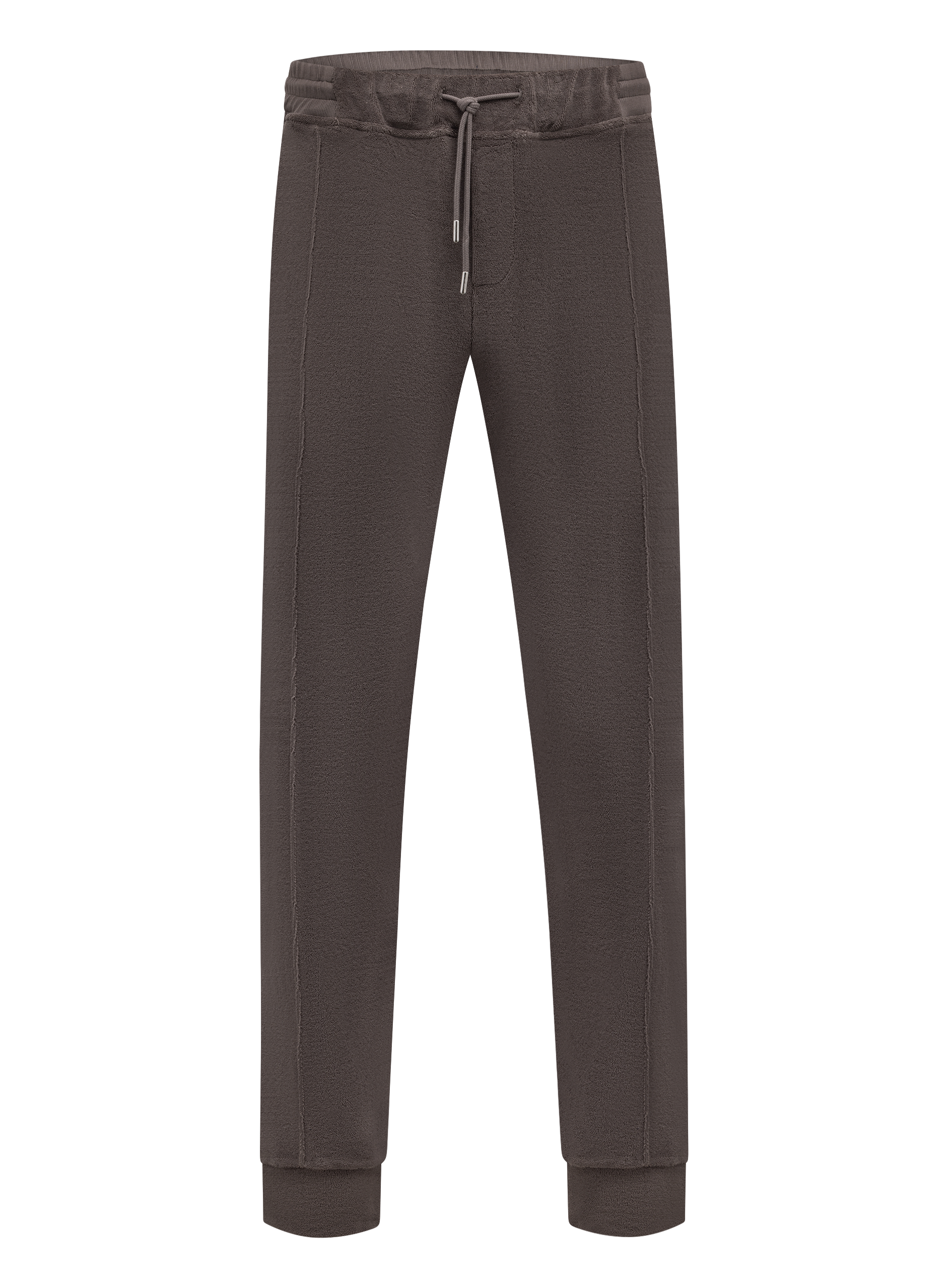 Terry broek van katoen | TAUPE