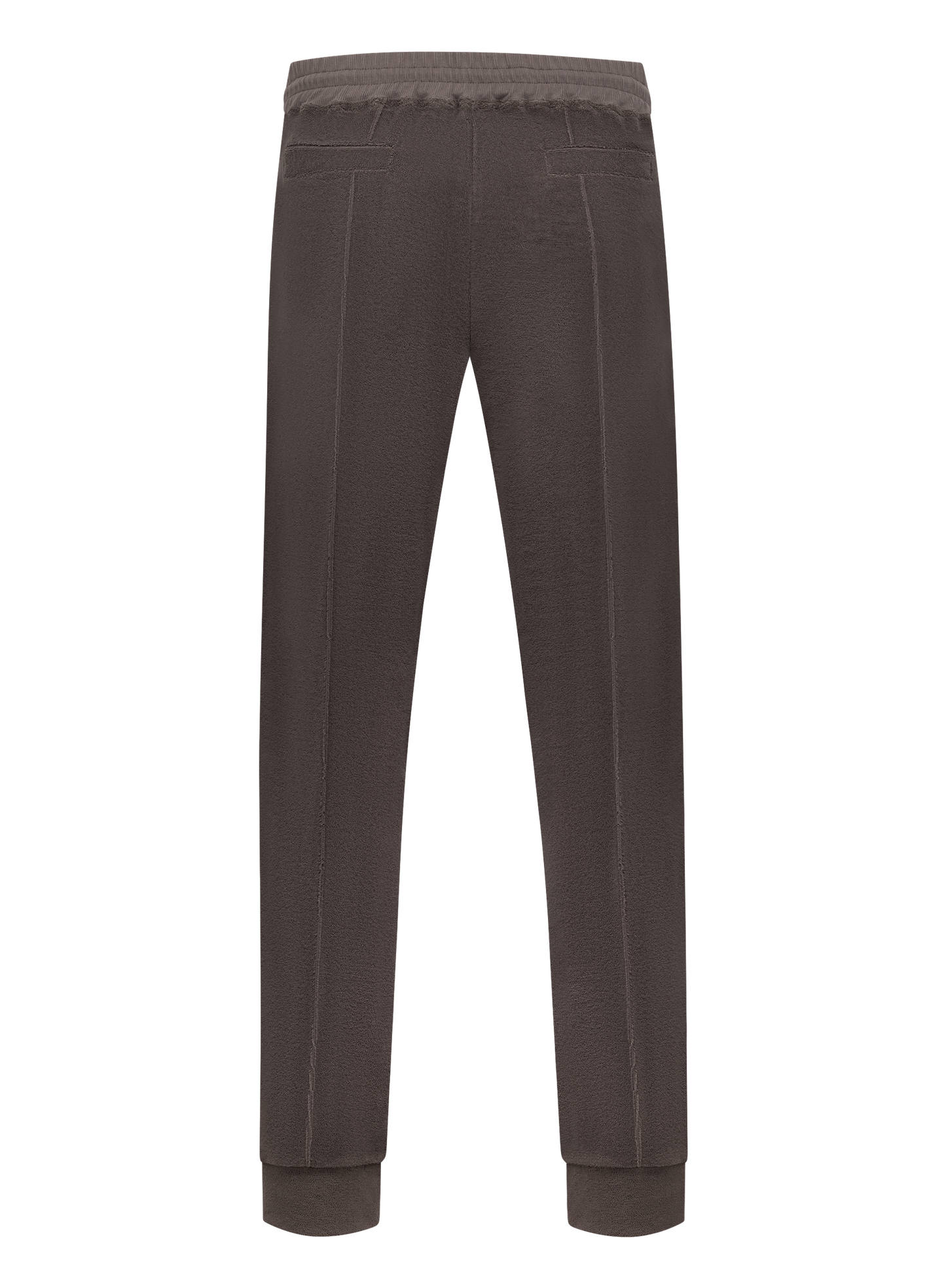 Terry broek van katoen | TAUPE