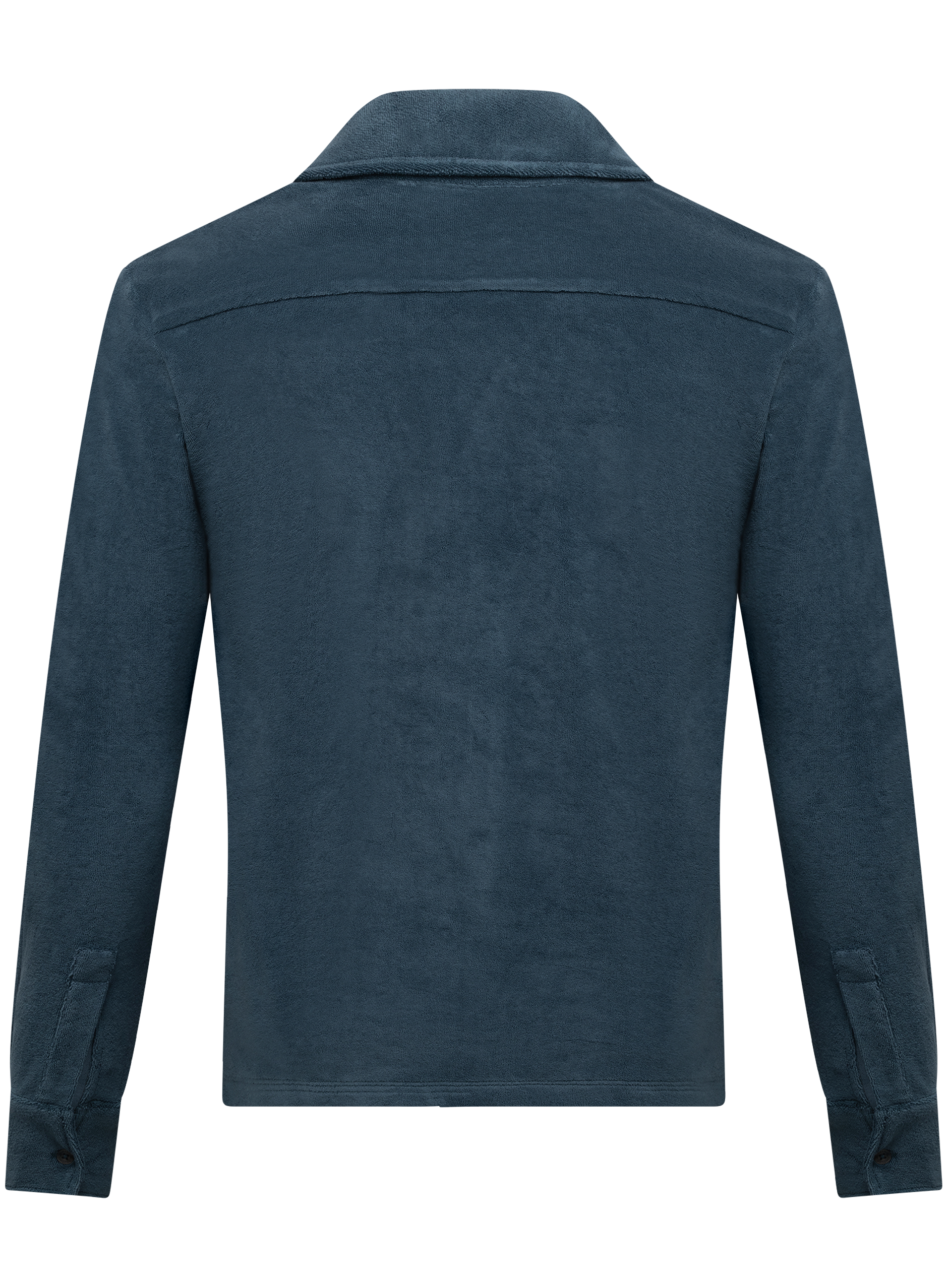Terry polo van katoen met lange mouwen | PETROL