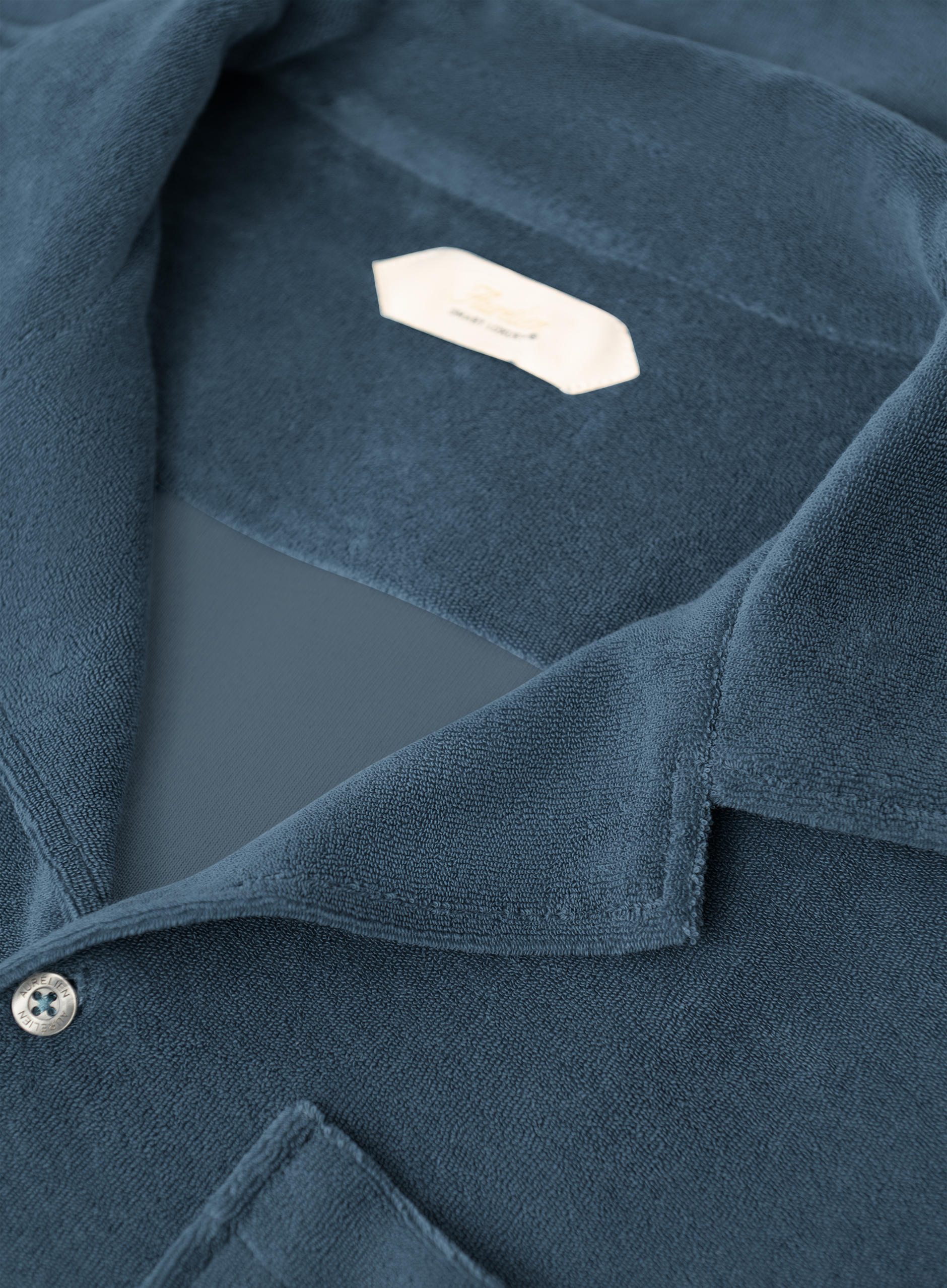 Badstof polo | PETROL