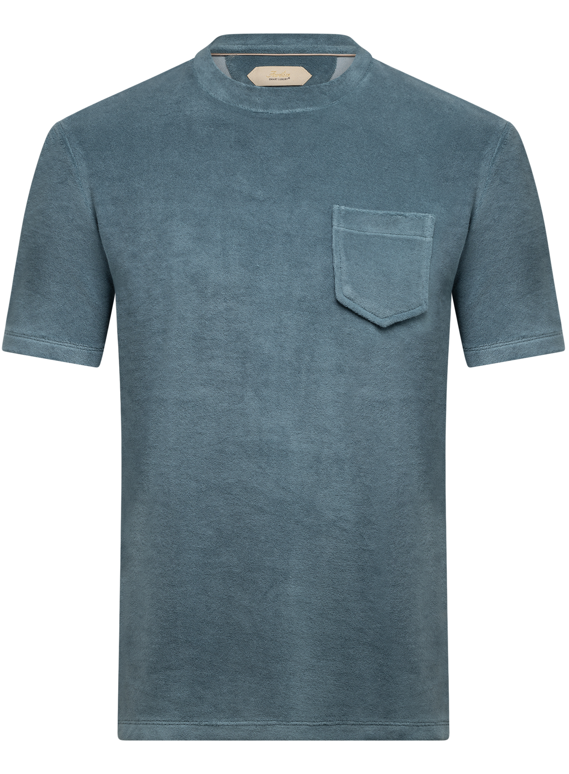 T-shirt van badstof | PETROL