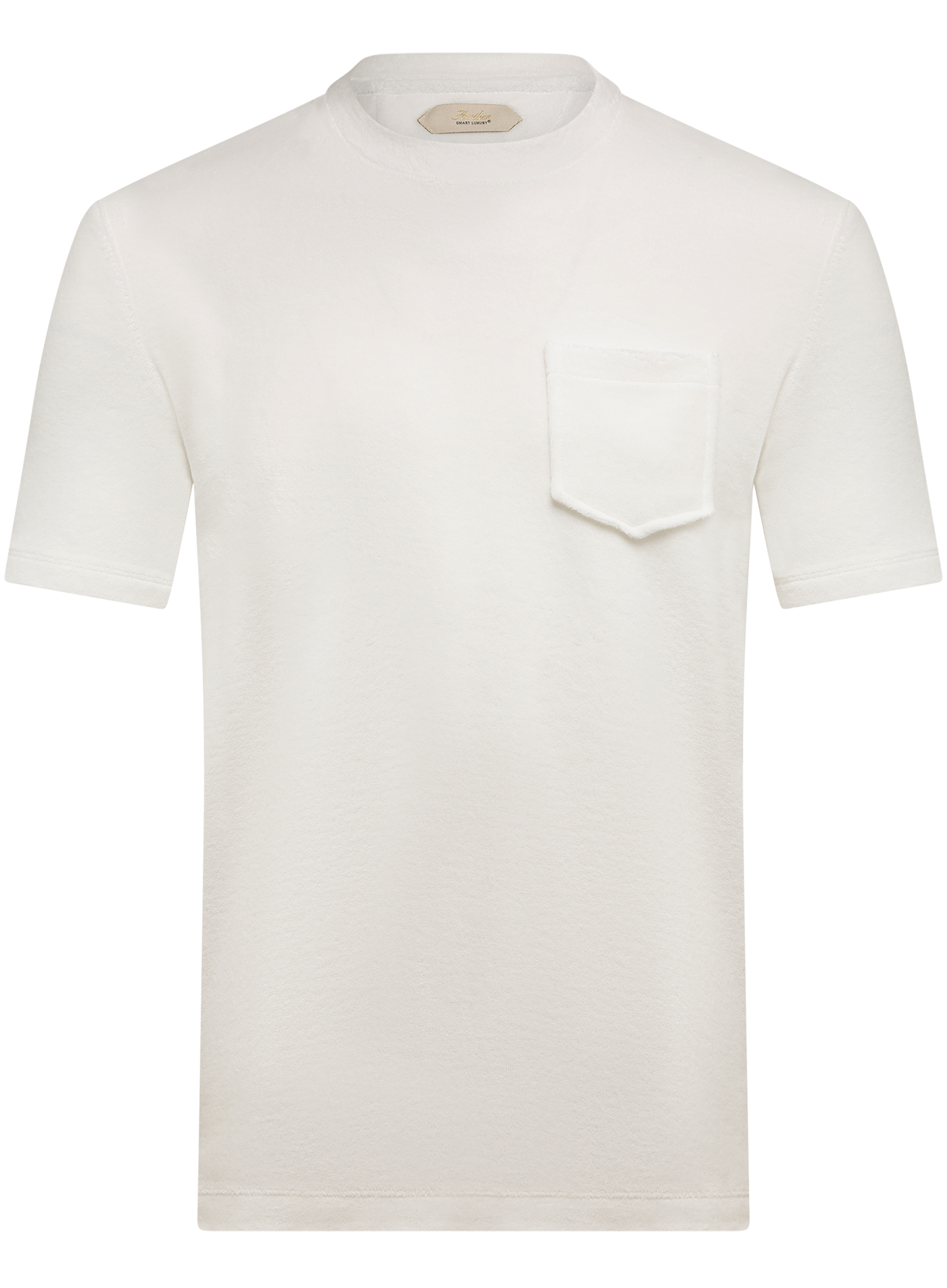 T-shirt van badstof | Wit