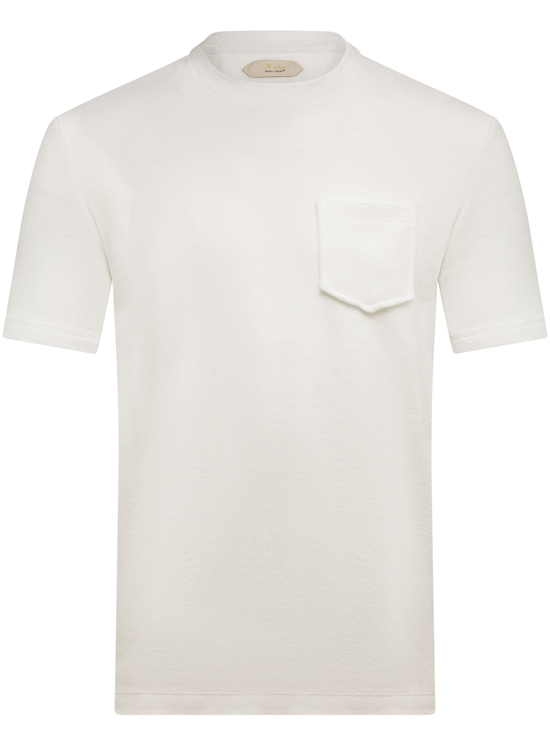 T-shirt van badstof | Wit