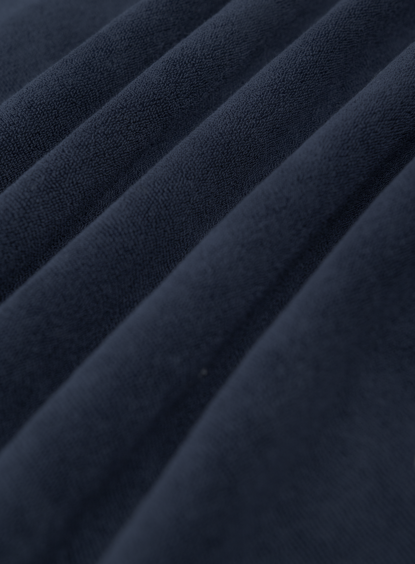 T-shirt van badstof | BLUE NAVY