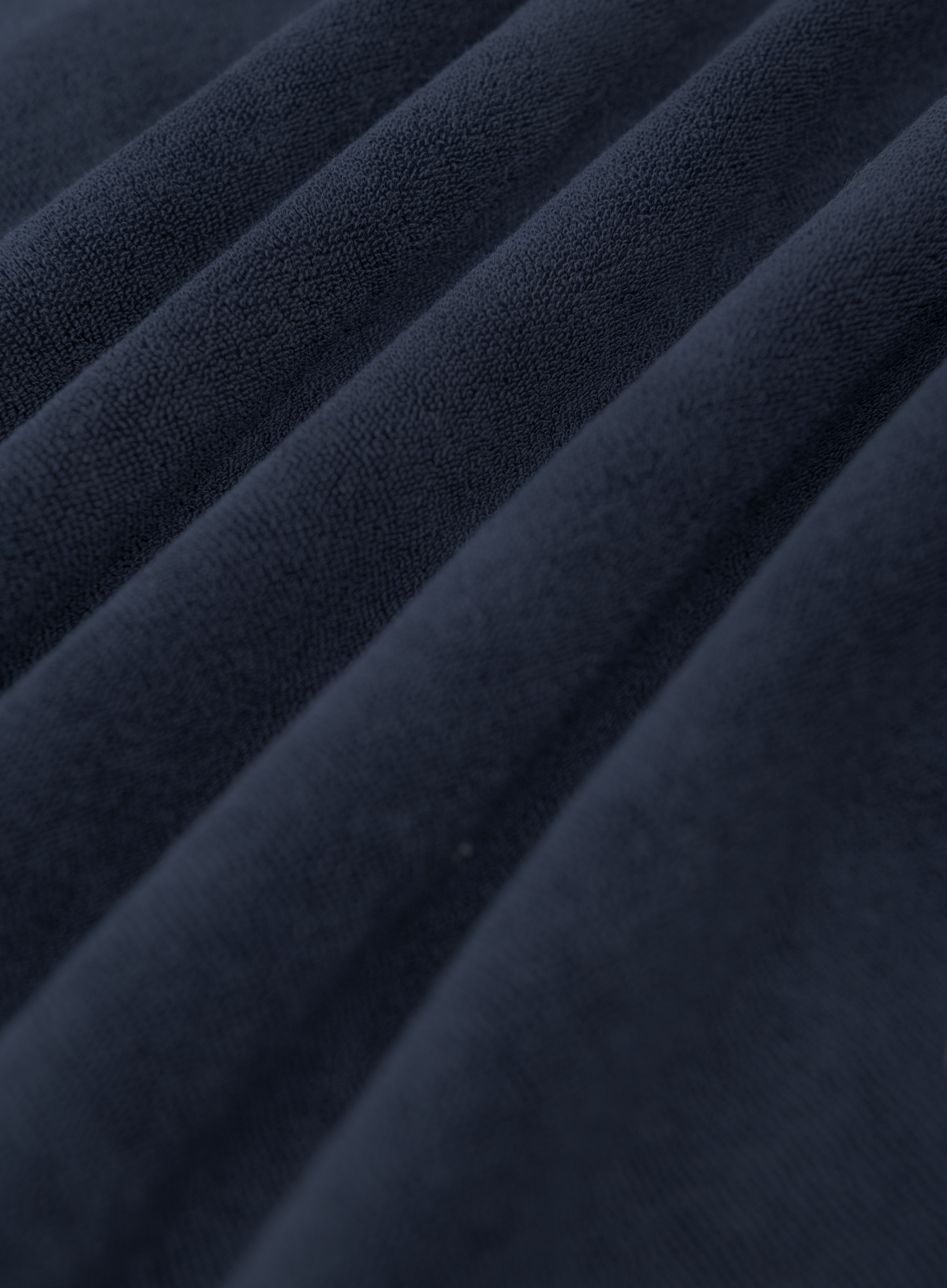 T-shirt van badstof | BLUE NAVY