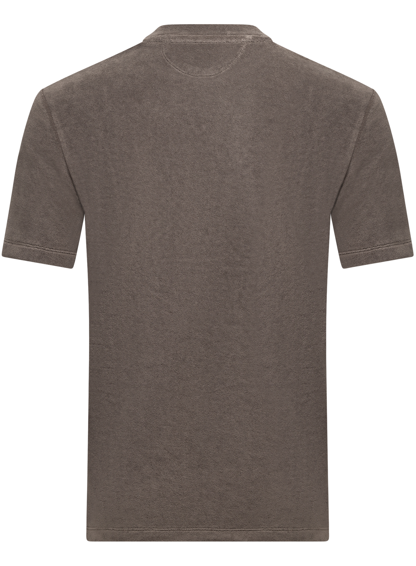 T-shirt van badstof | TAUPE