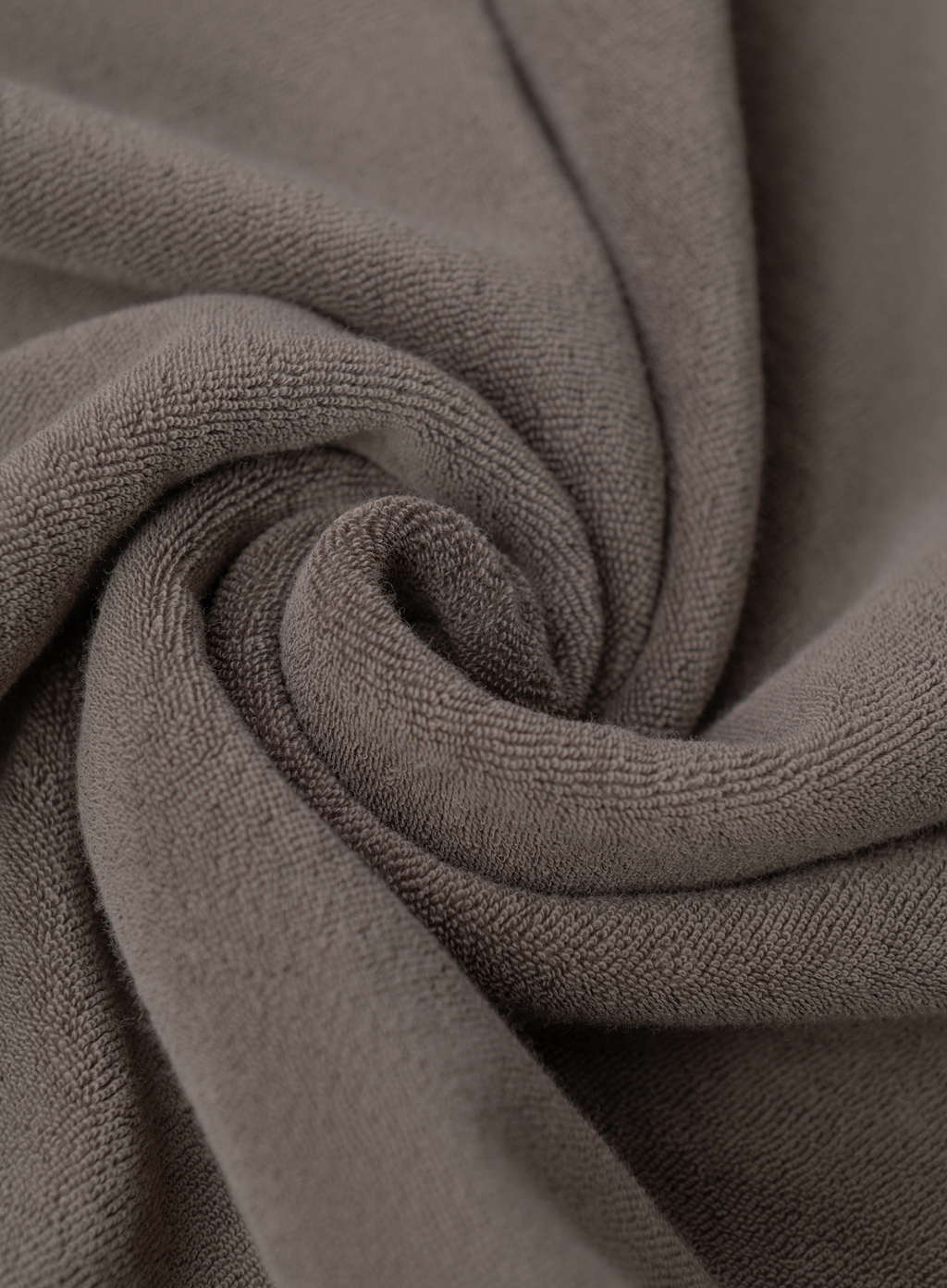 T-shirt met borstzak van badstof | FULL_WIDTH | TAUPE