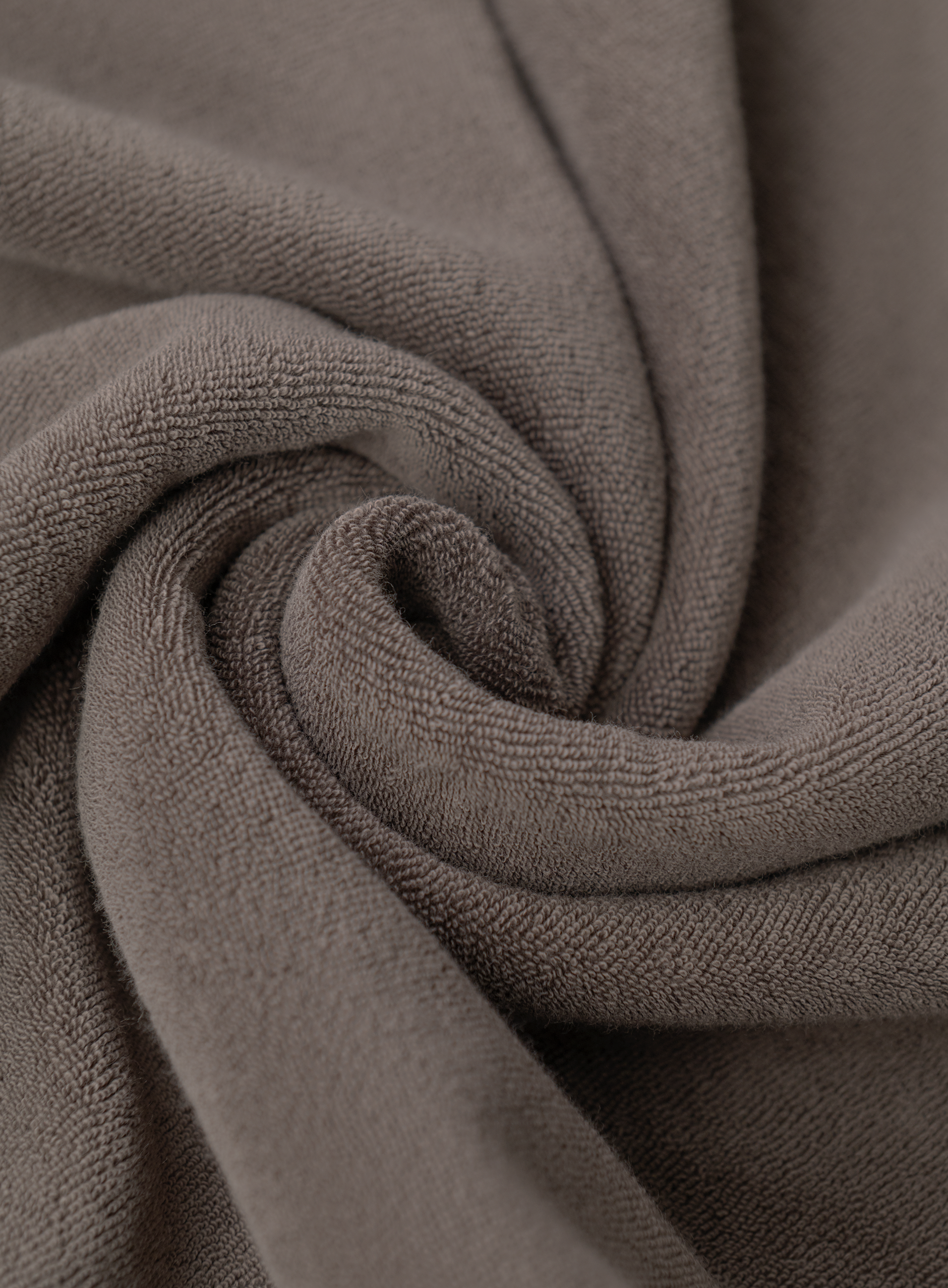 T-shirt van badstof | TAUPE