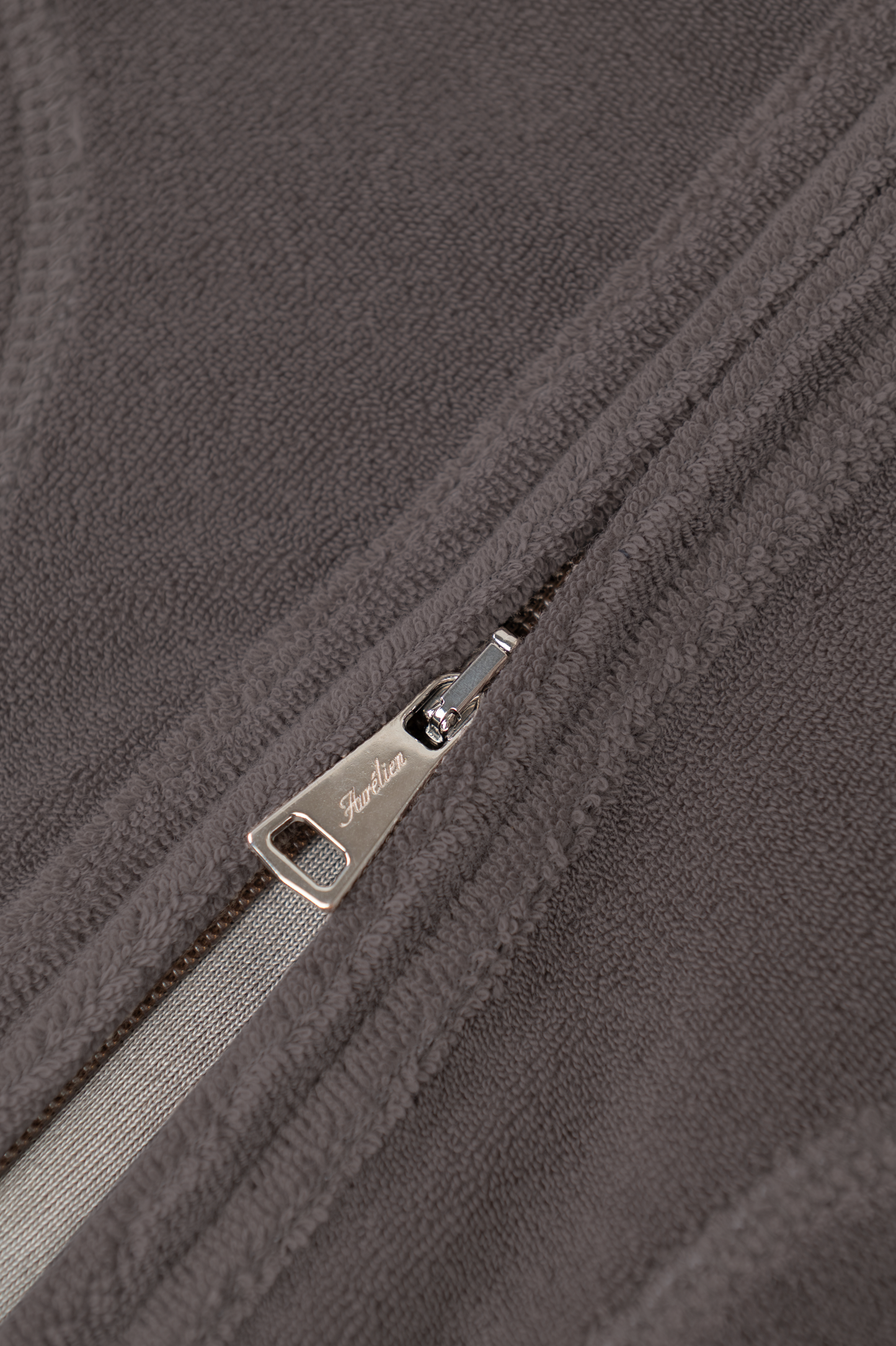 Badstof ritsvest van katoen | FULL_WIDTH | TAUPE