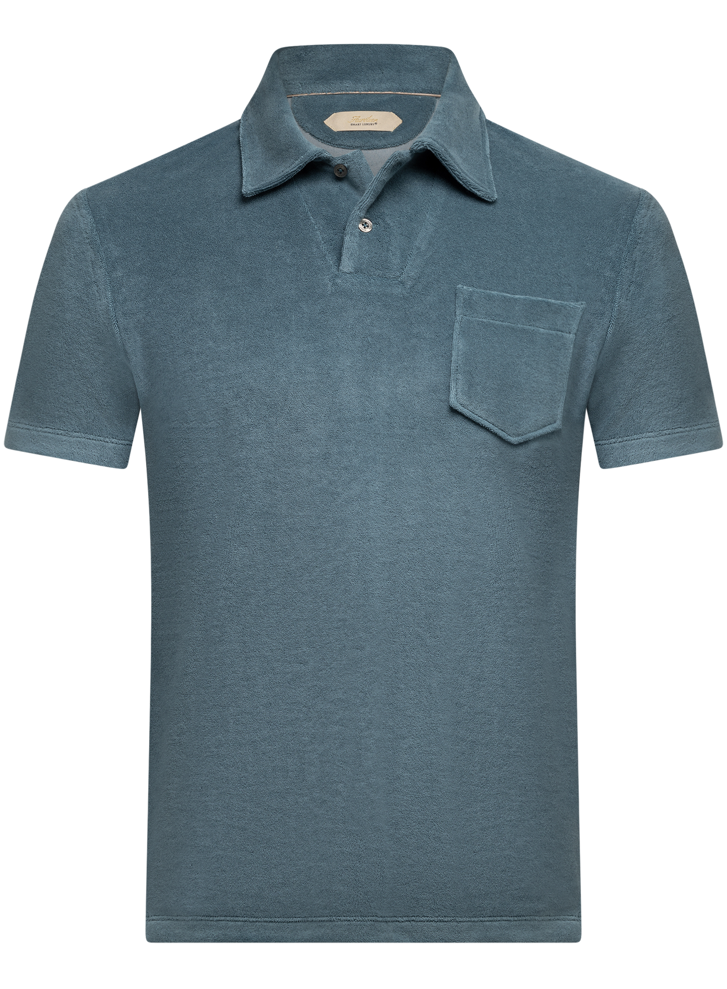 Terry polo van badstof | PETROL