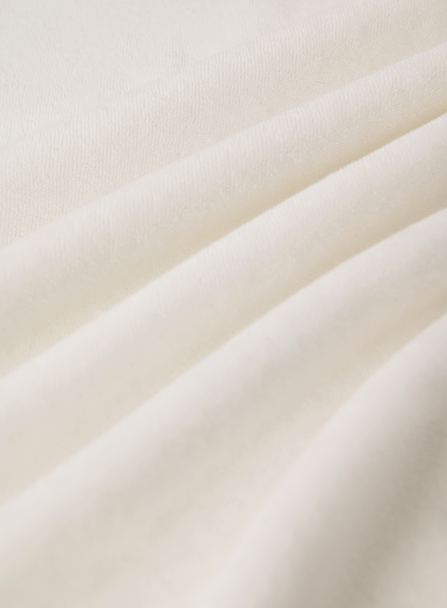 Terry polo van badstof | Wit