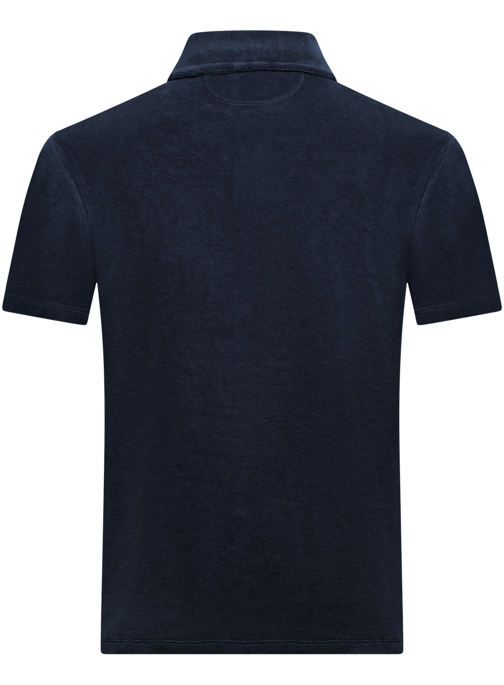 Terry polo van katoen met korte mouwen | BLUE NAVY