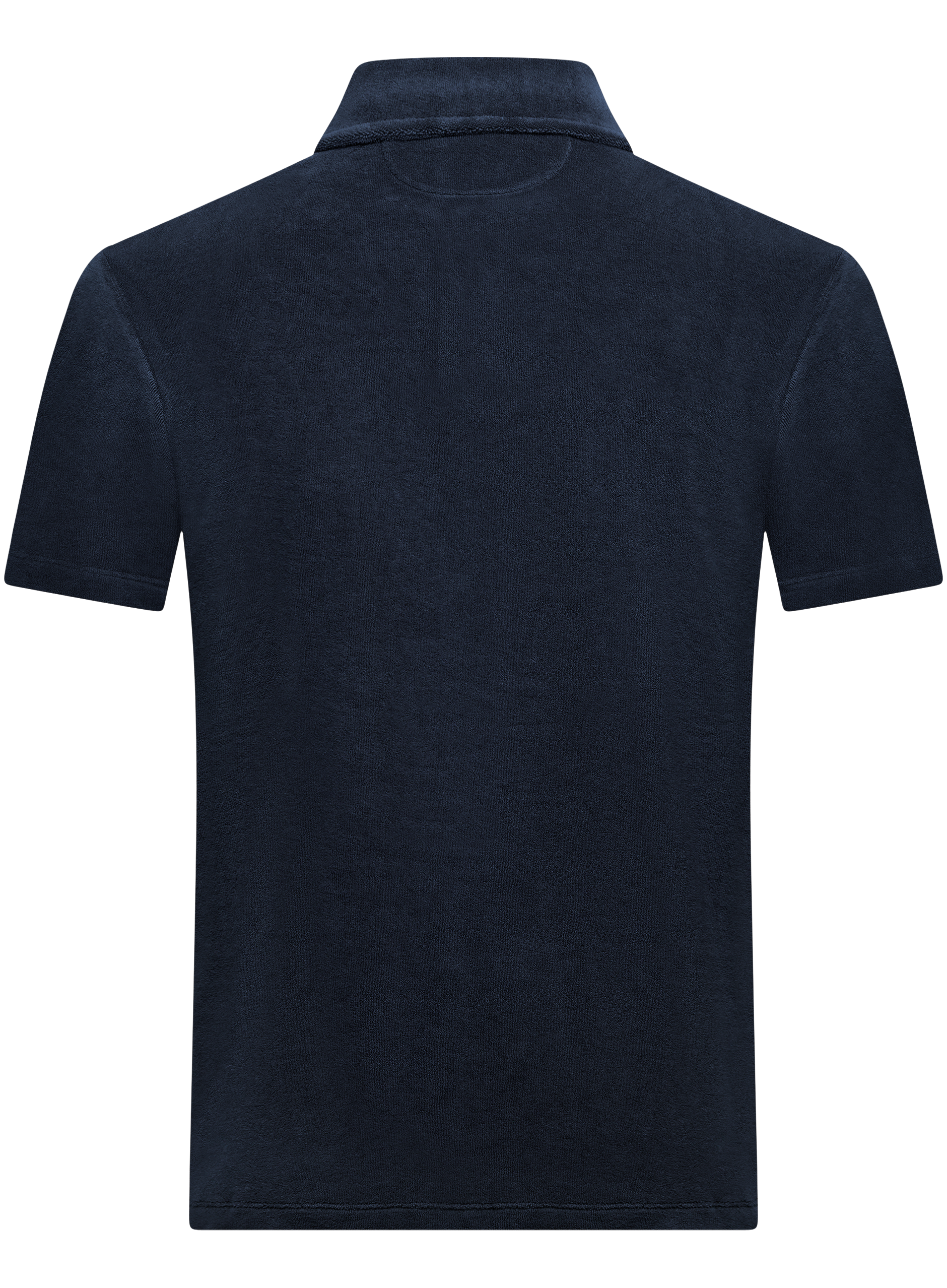 Terry polo van katoen met korte mouwen | BLUE NAVY