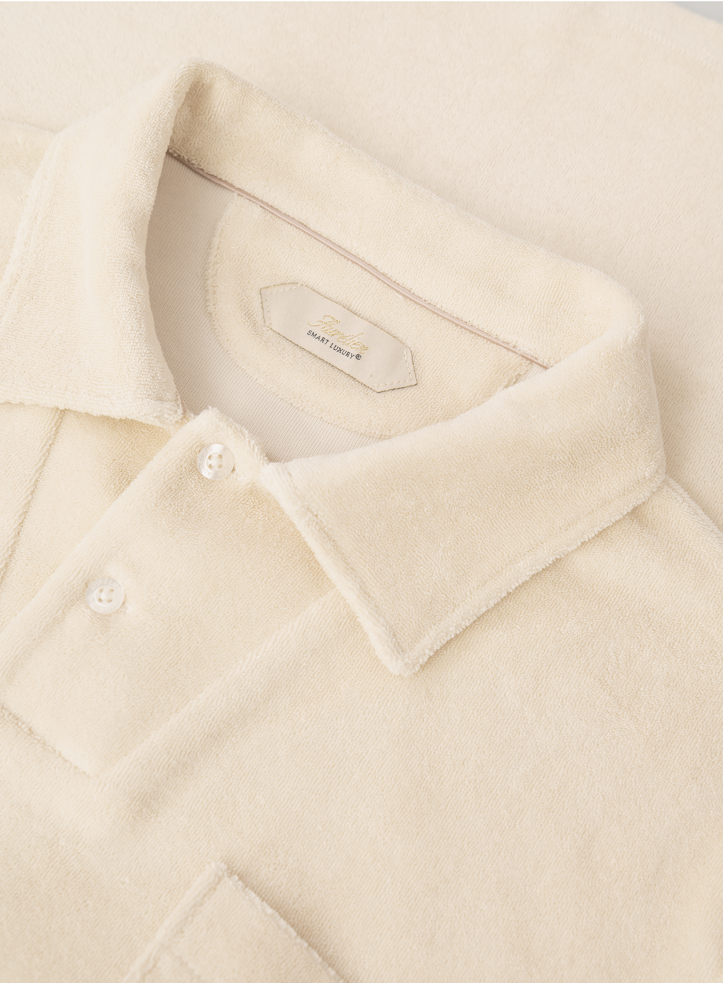 Terry polo van badstof | ROOM-WIT