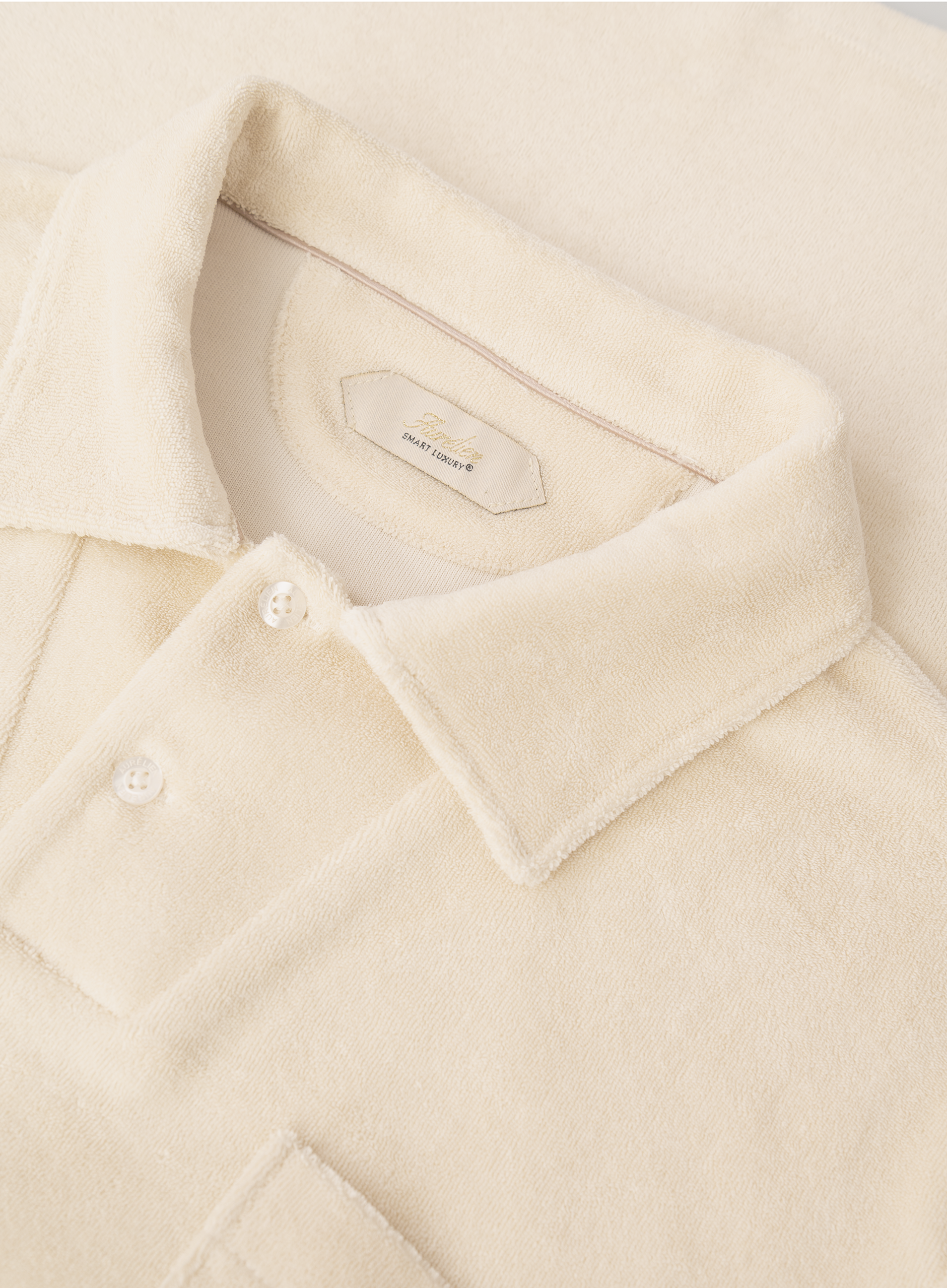 Terry polo van badstof | ROOM-WIT