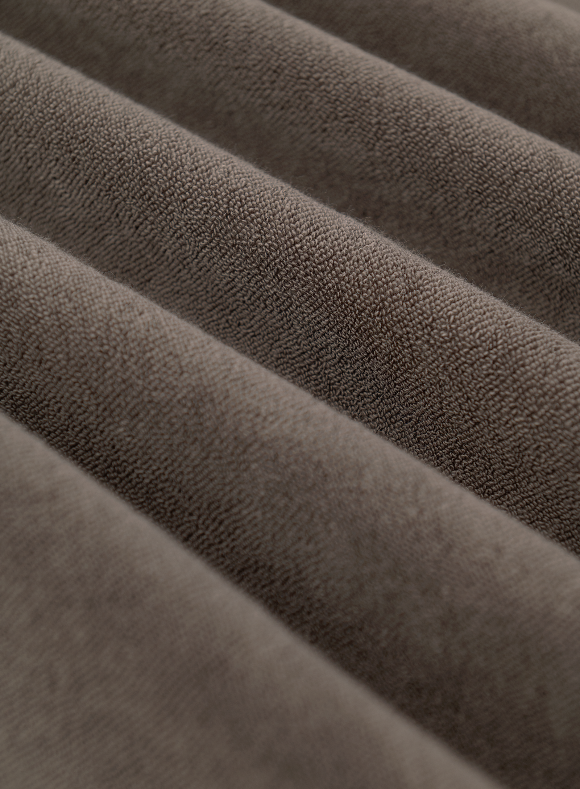 Terry polo van badstof | TAUPE