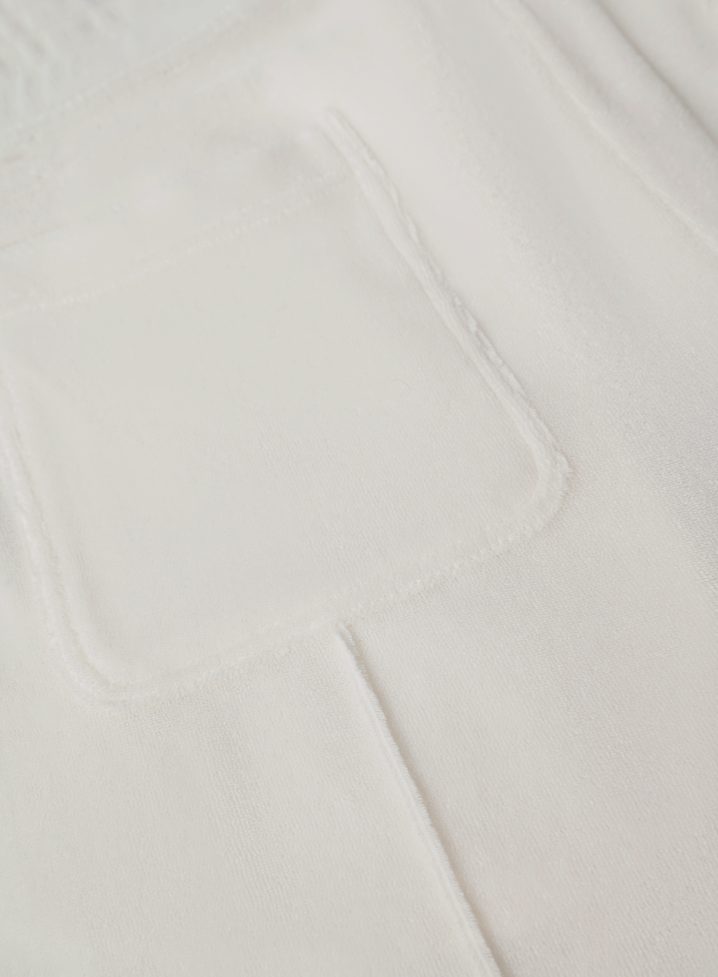 Short van badstof | Wit