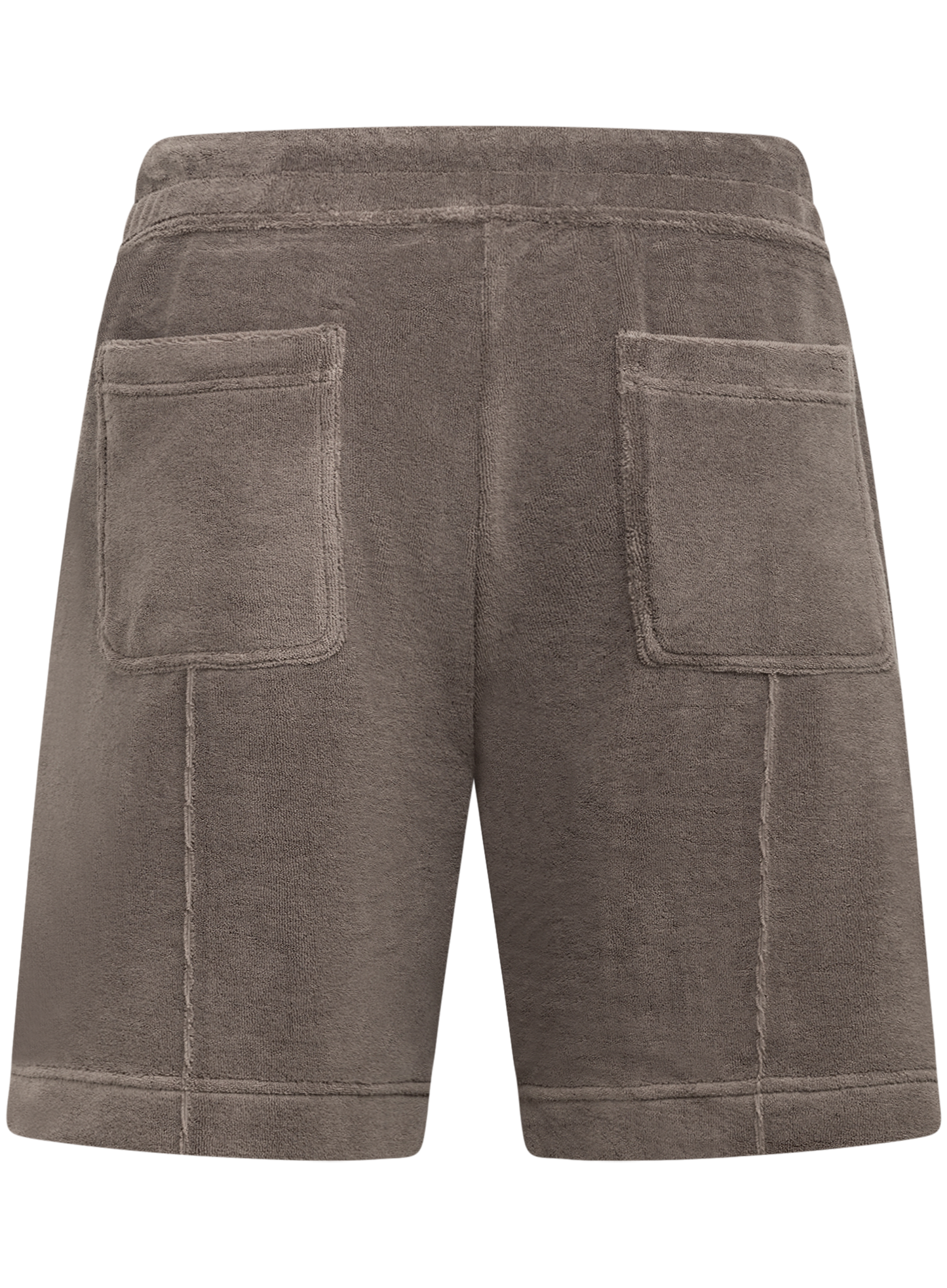 Short van badstof | TAUPE