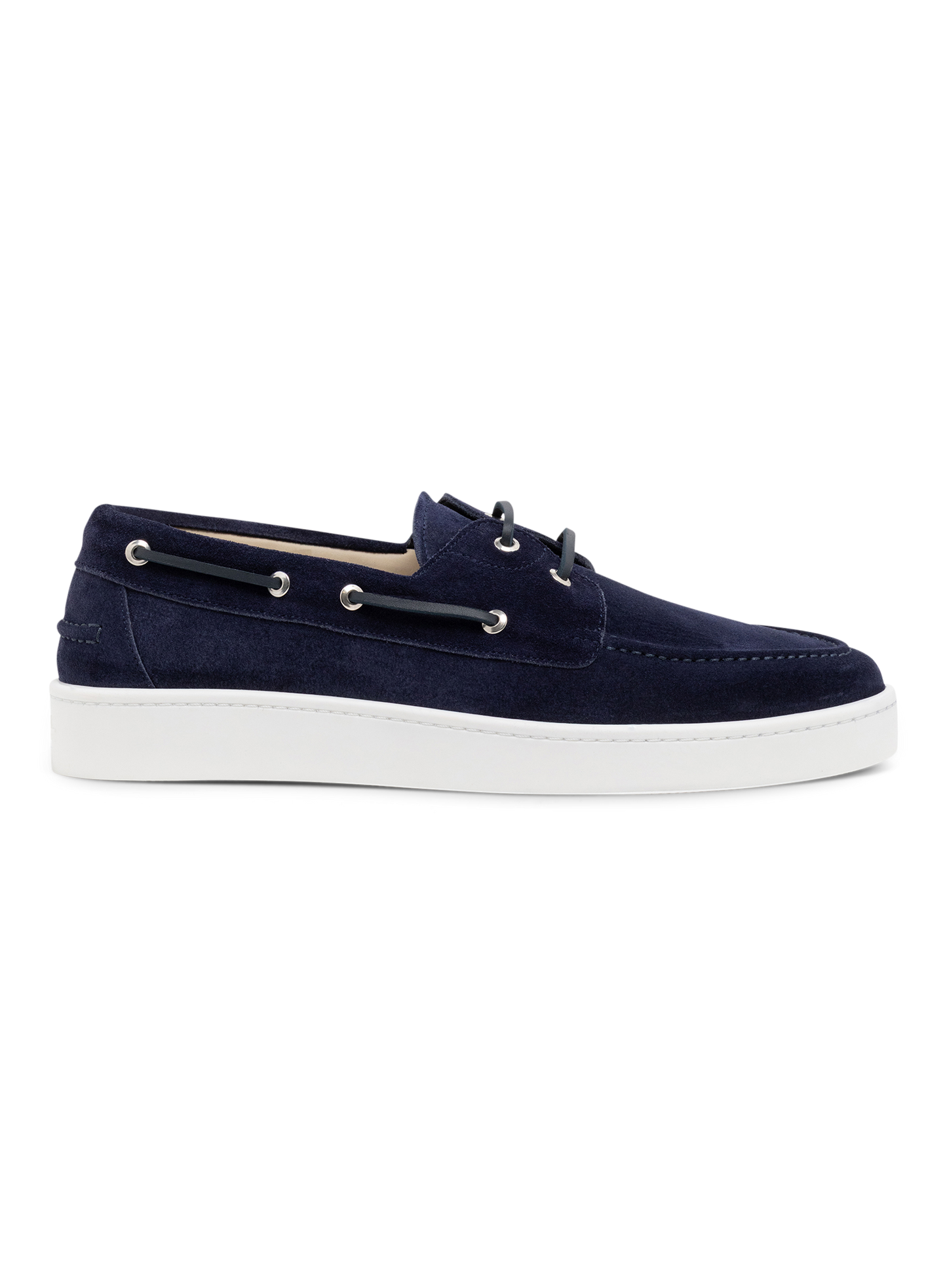 Boatsneakers van suède | BLUE NAVY