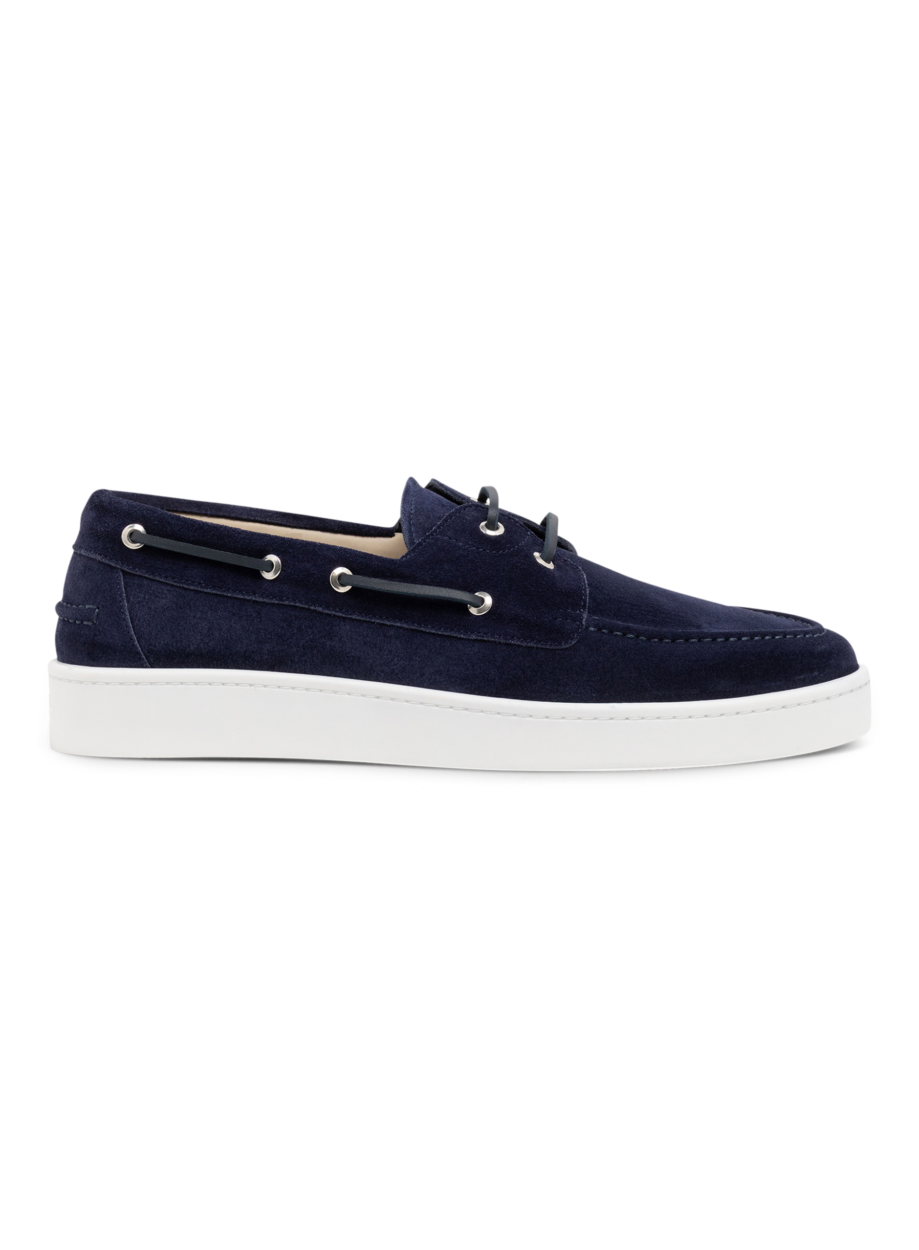 Boatsneakers van suède | BLUE NAVY