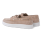 Boatsneakers van suède | Beige