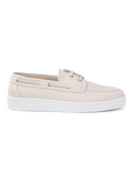 Boatsneakers van suède | ROOM-WIT