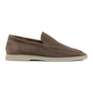 Yacht loafers van Suède | TAUPE