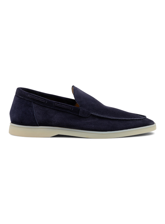 Yacht loafers van Suède | BLUE NAVY
