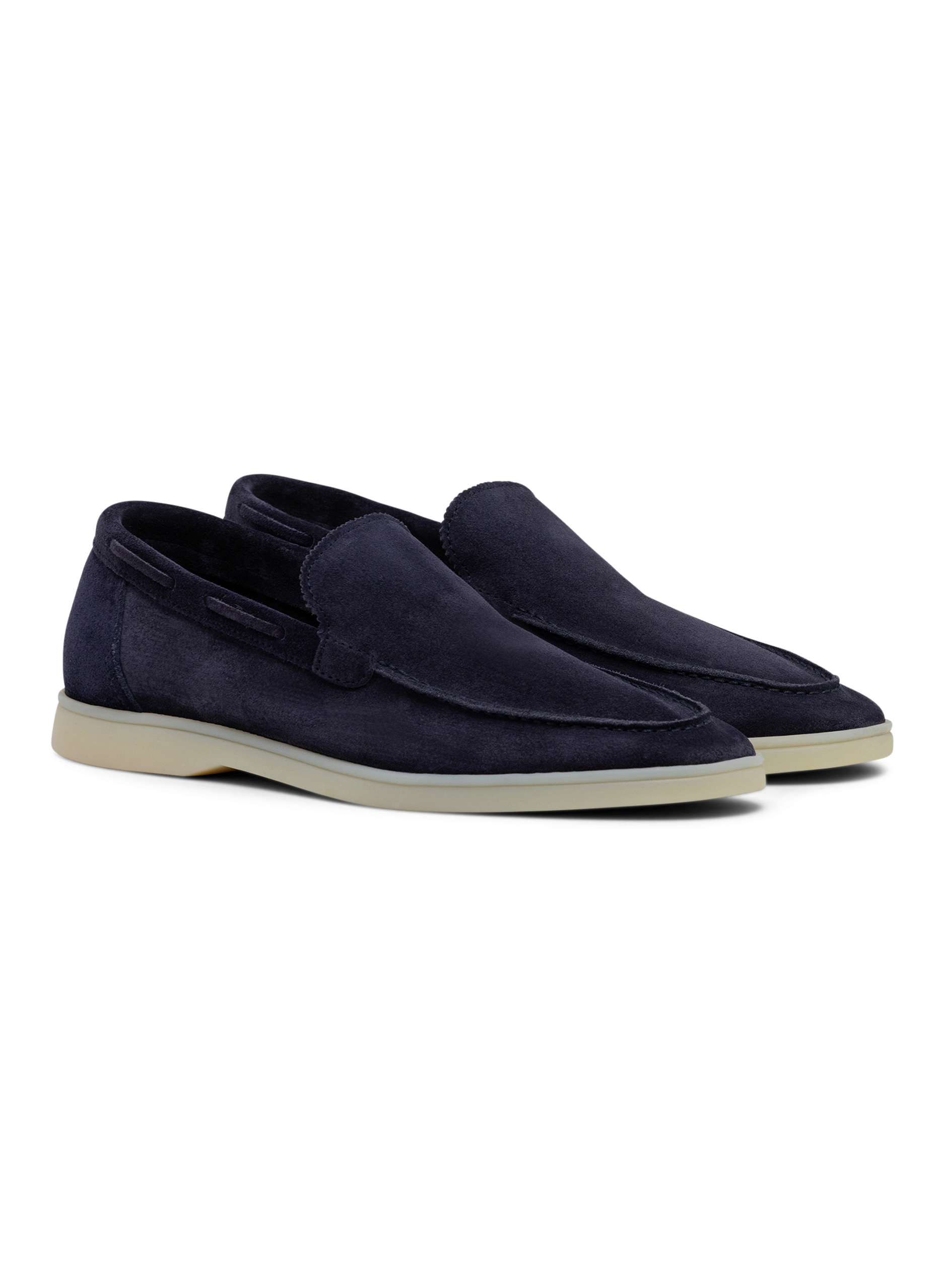 Yacht loafers van Suède | BLUE NAVY