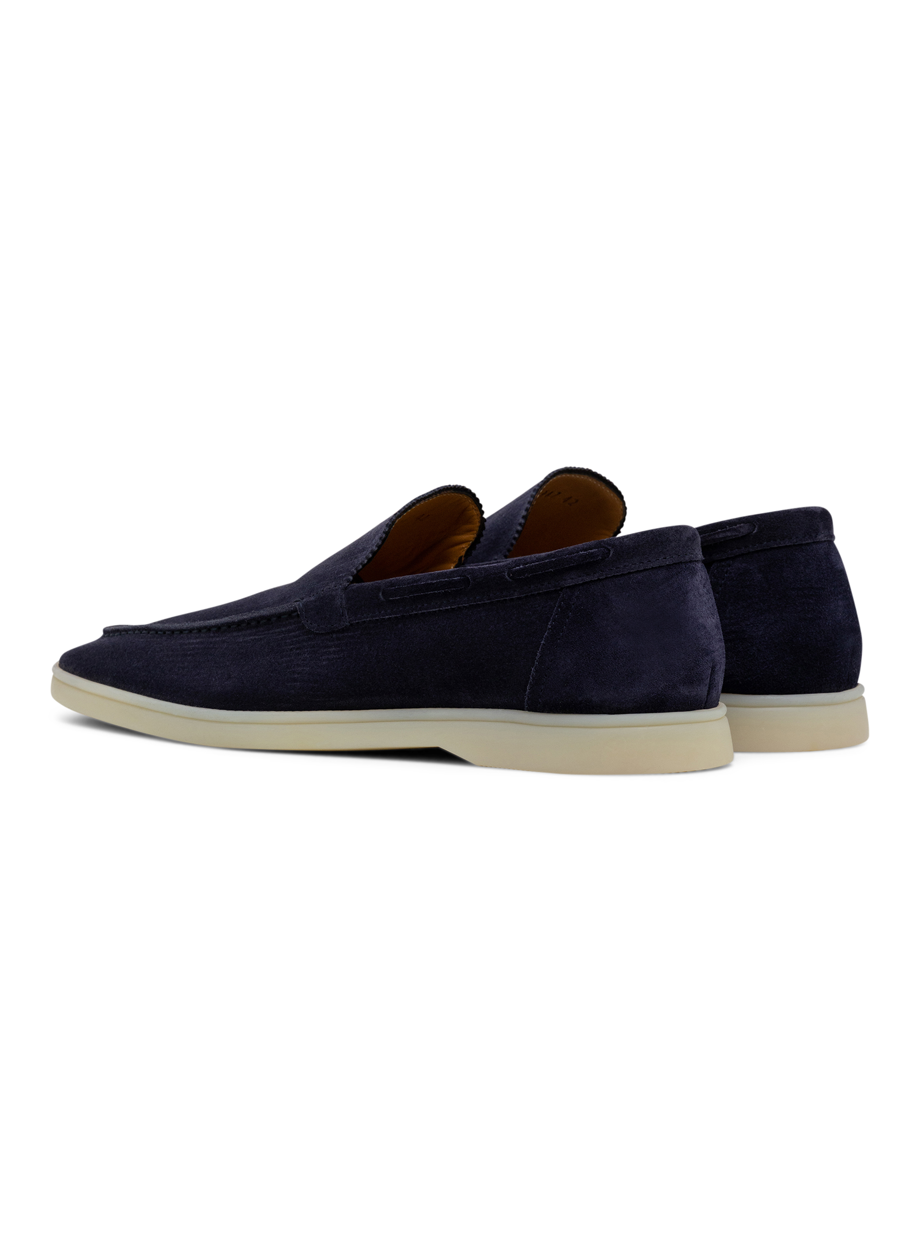 Yacht loafers van Suède | BLUE NAVY