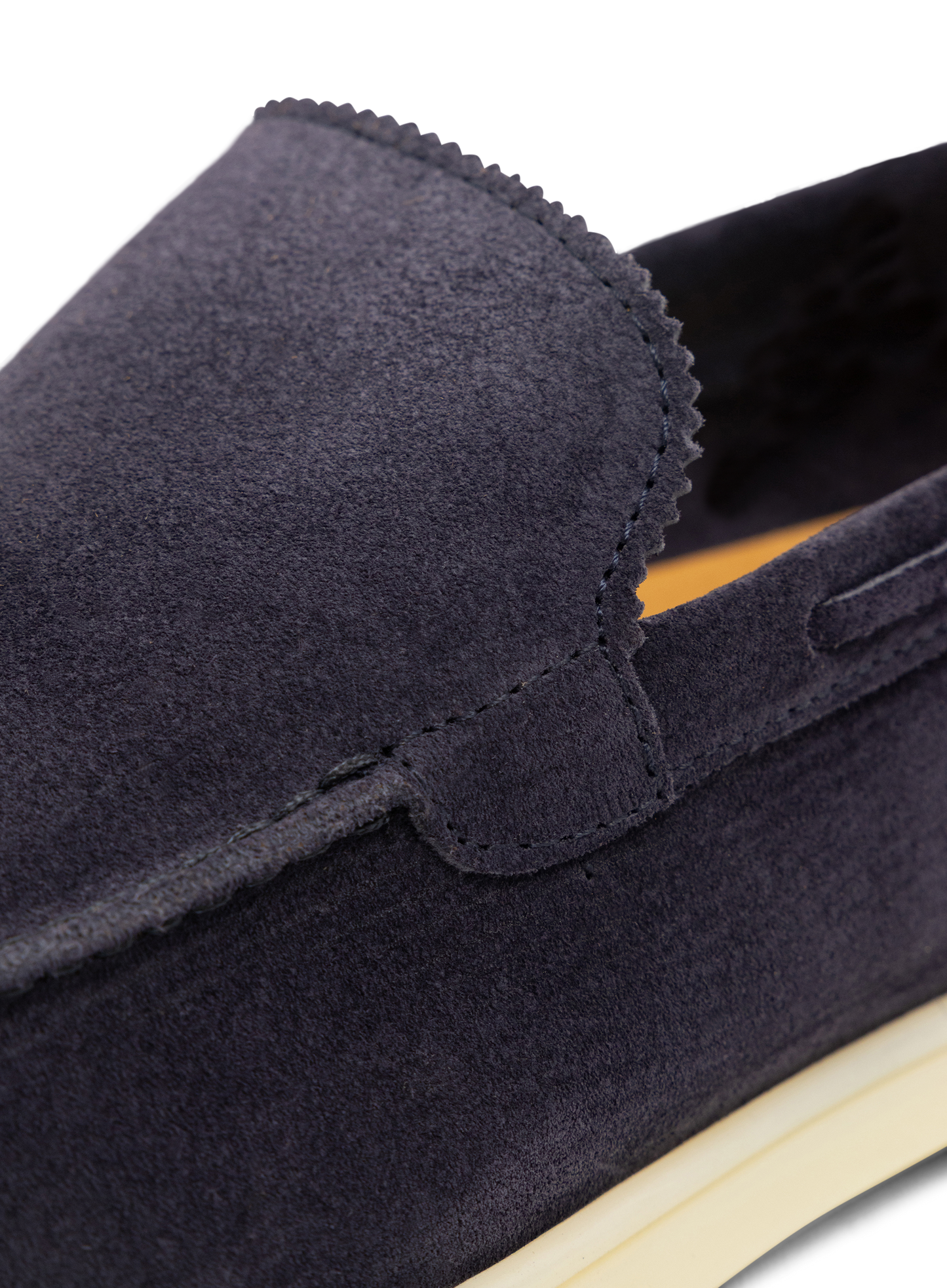 Yacht loafers van Suède | FULL_WIDTH | BLUE NAVY