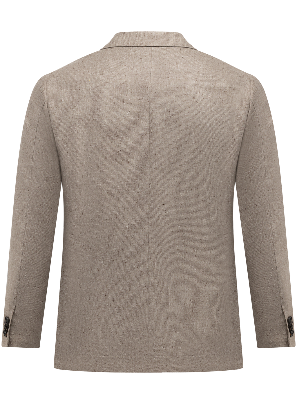 Colbert van zijde en scheerwol | Beige