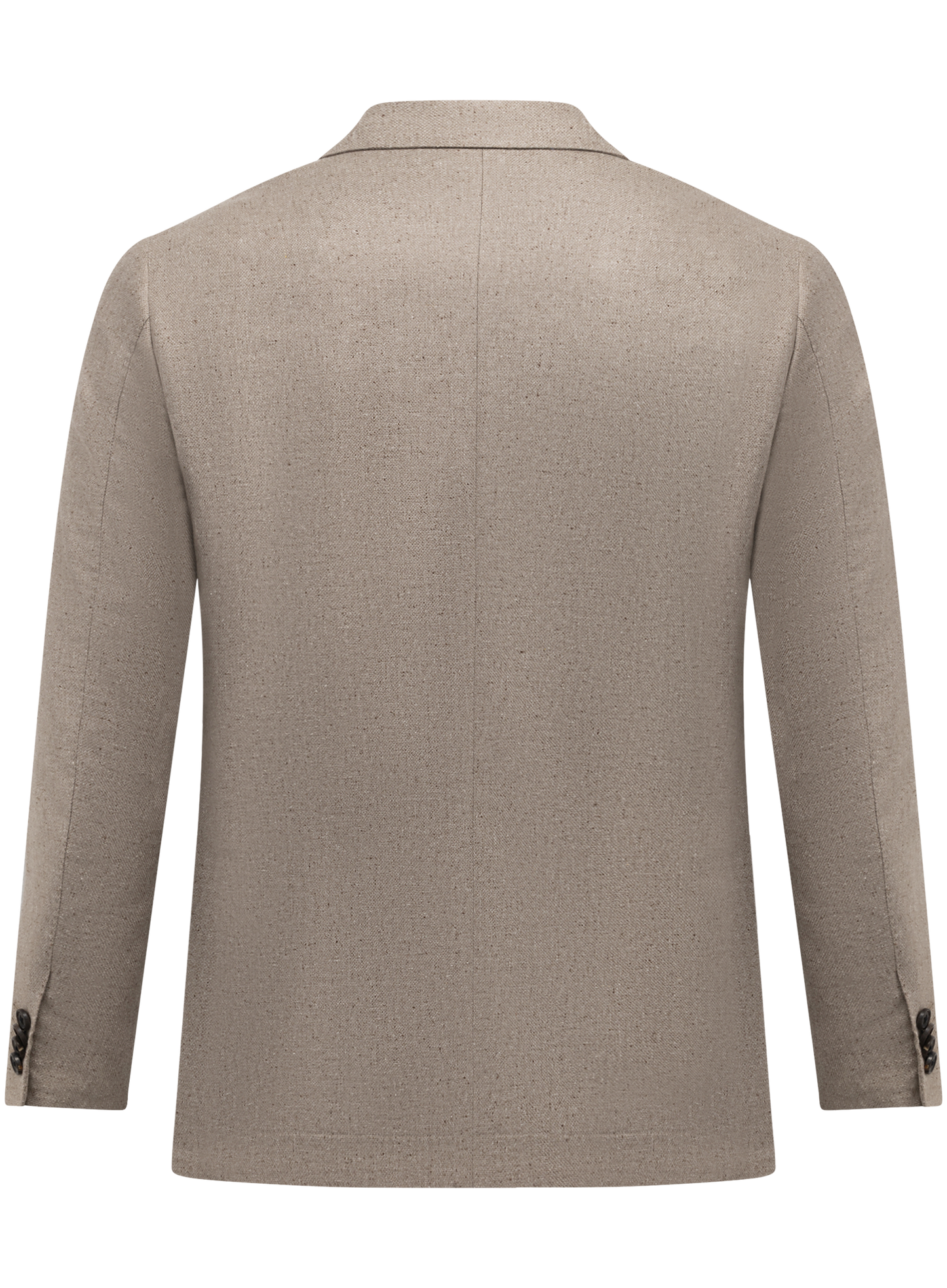 Jasje van zijde en scheerwol | Beige