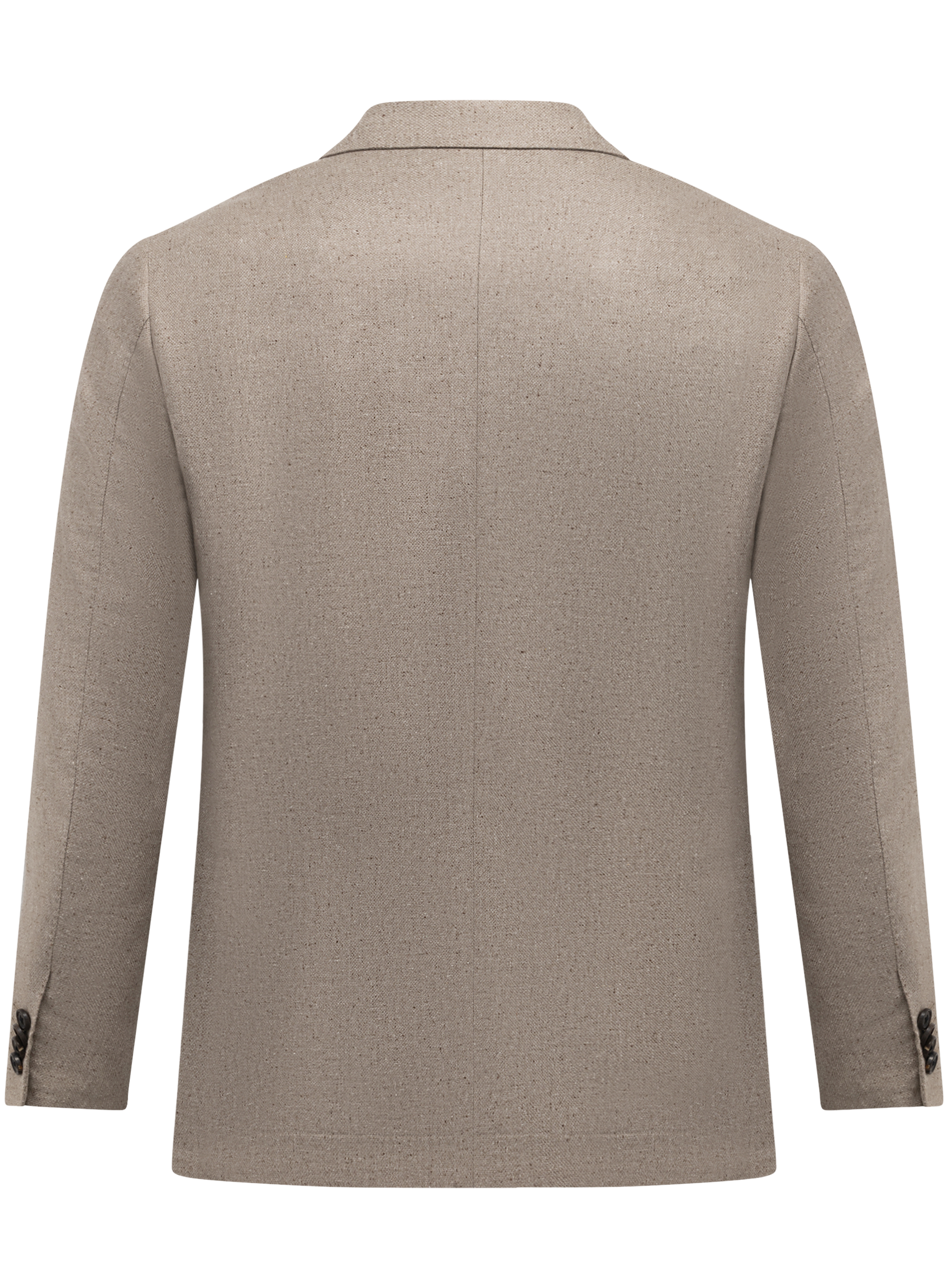 Colbert van zijde en scheerwol | Beige