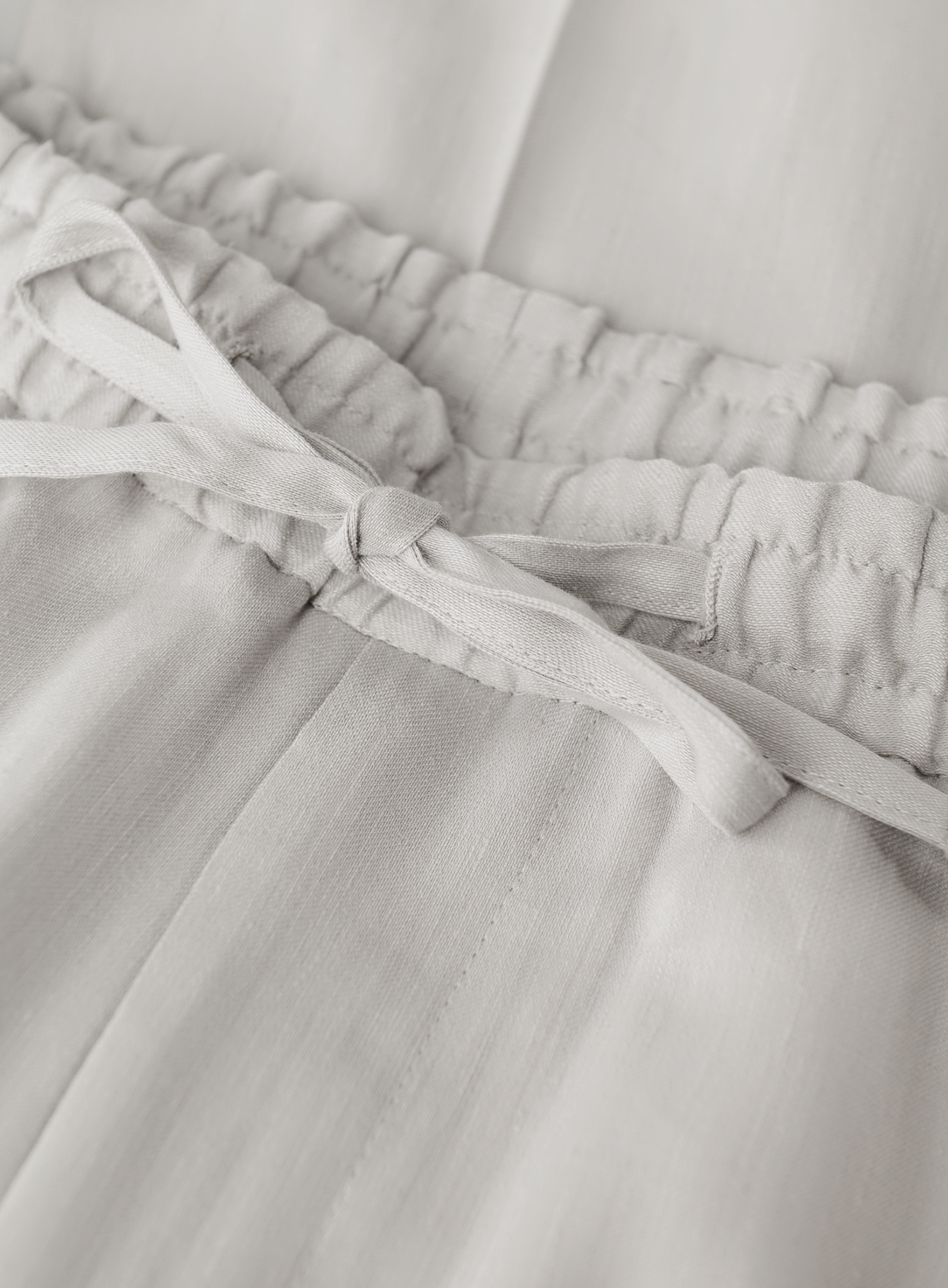 Broek van linnen en wol | L.Grijs