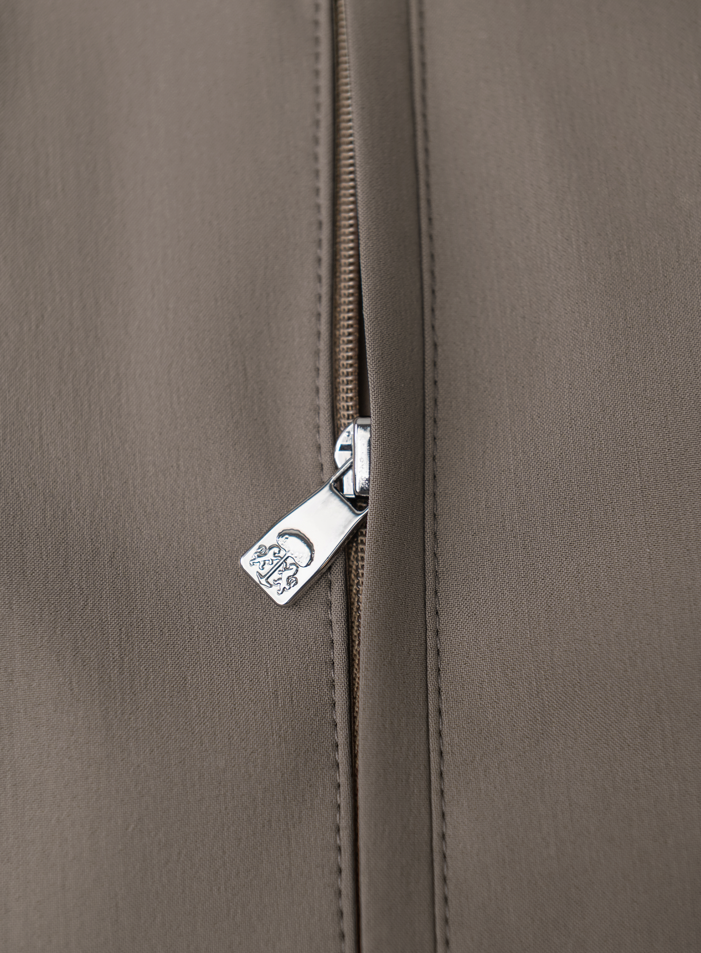 Overshirt van scheerwol | FULL_WIDTH | TAUPE
