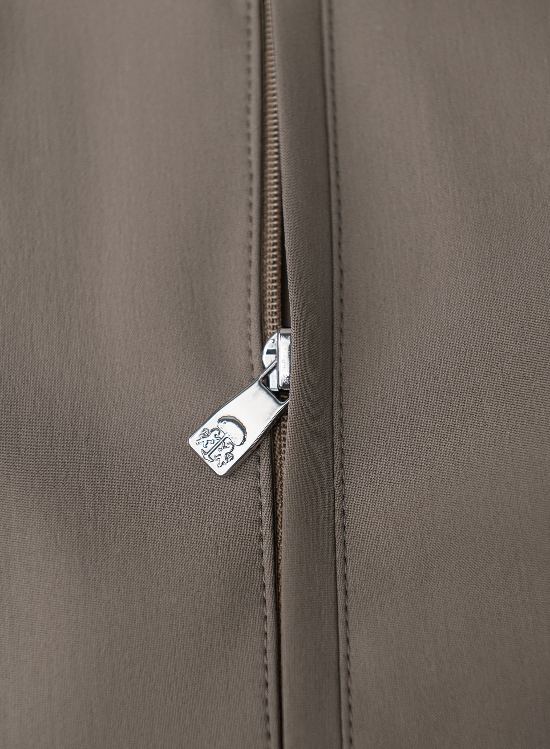 Overshirt van scheerwol | FULL_WIDTH | TAUPE