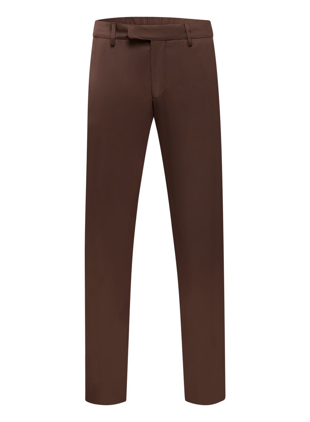 Pantalon van scheerwol | ROOD-BRUIN