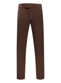 Pantalon van scheerwol | ROOD-BRUIN