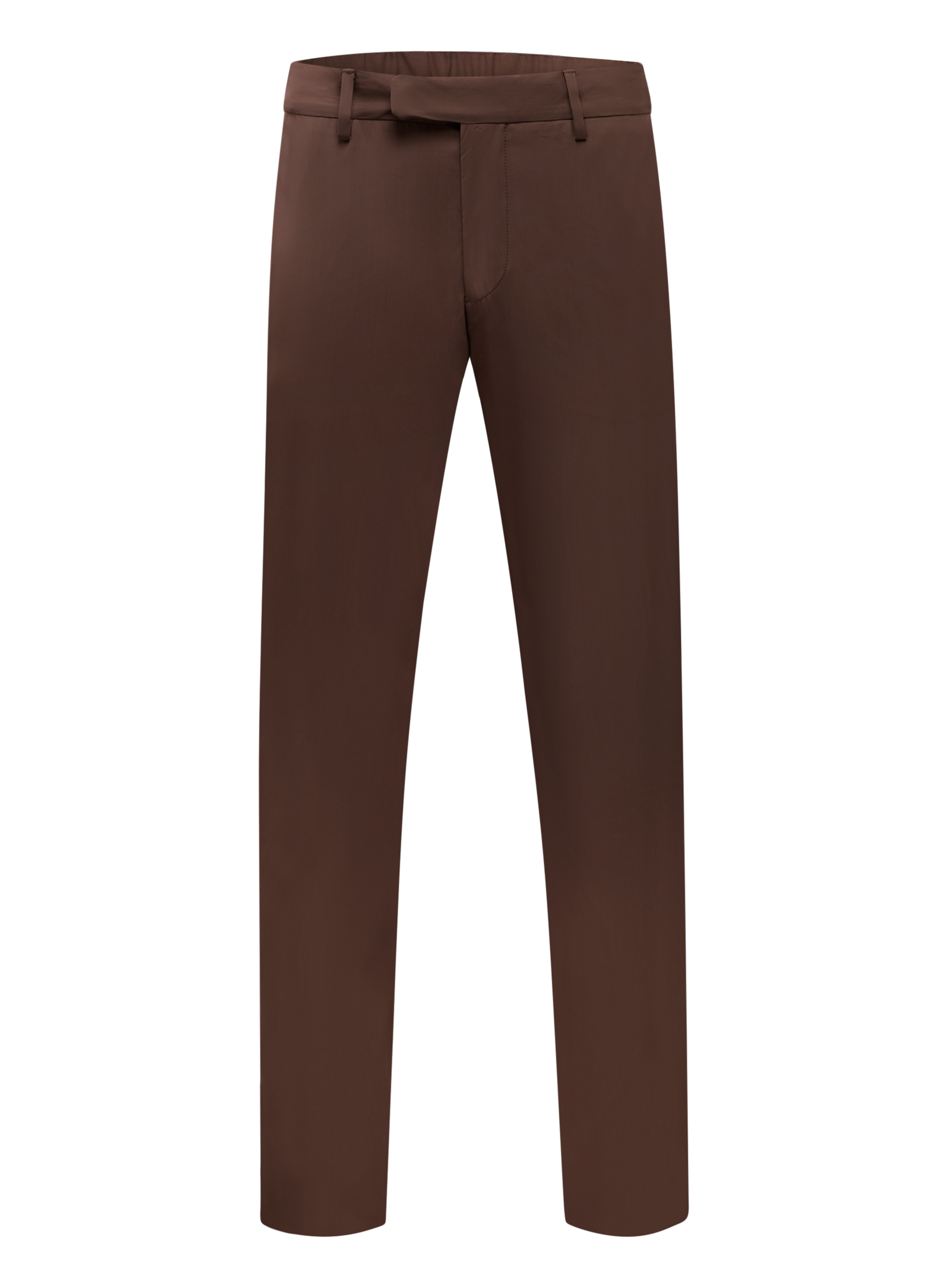 Pantalon van scheerwol | ROOD-BRUIN