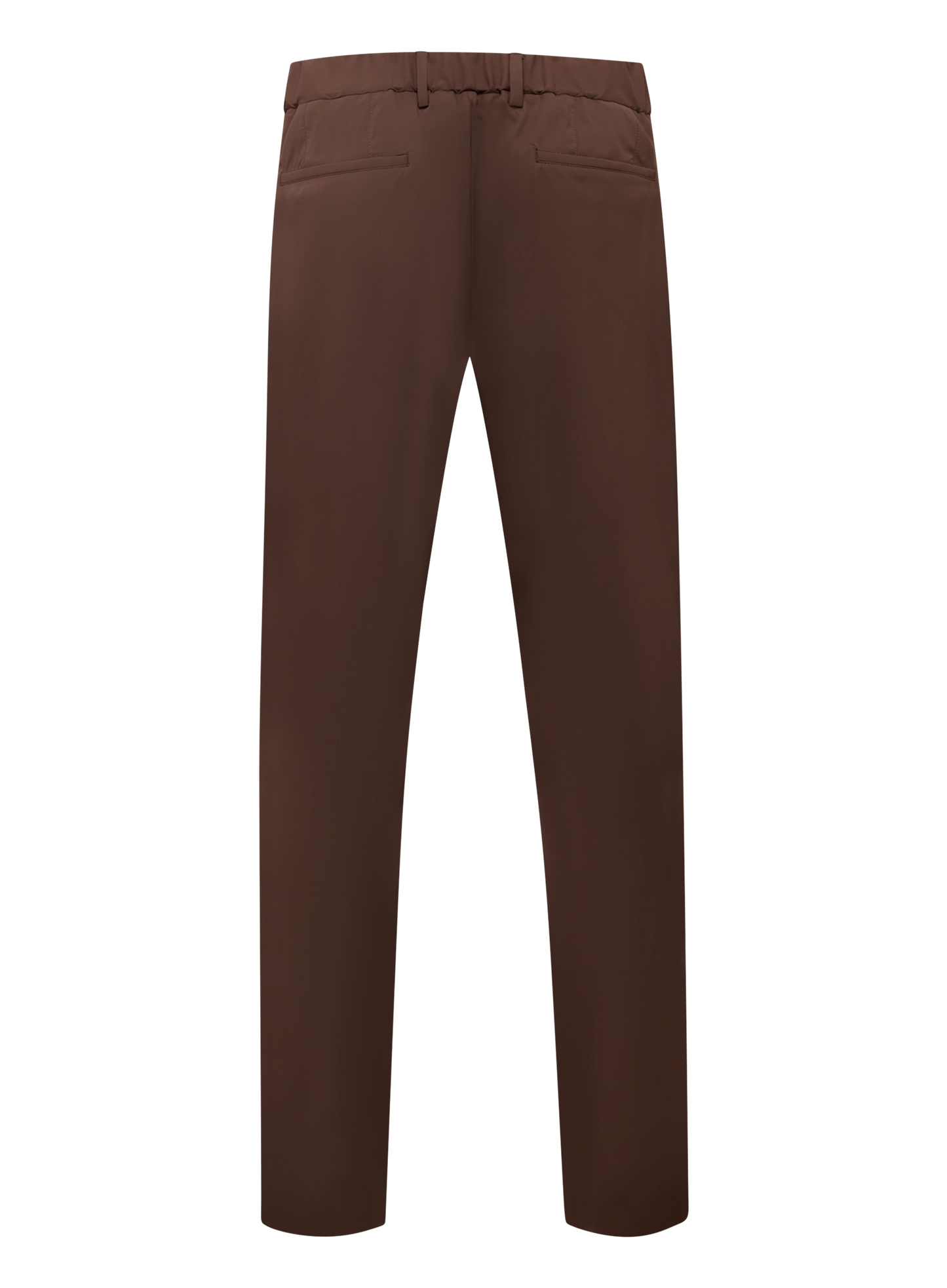 Pantalon van scheerwol | ROOD-BRUIN