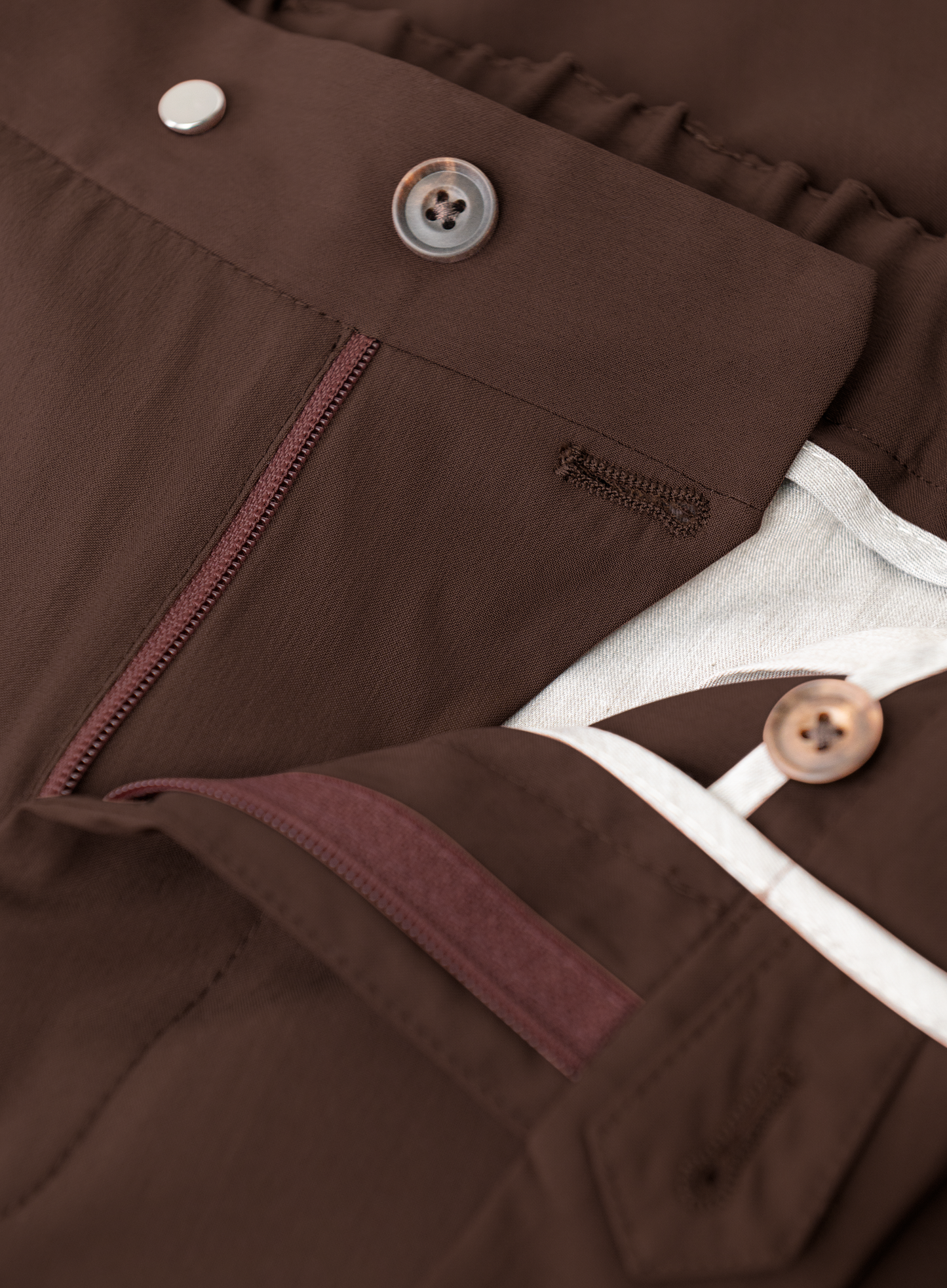 Pantalon van scheerwol | FULL_WIDTH | ROOD-BRUIN