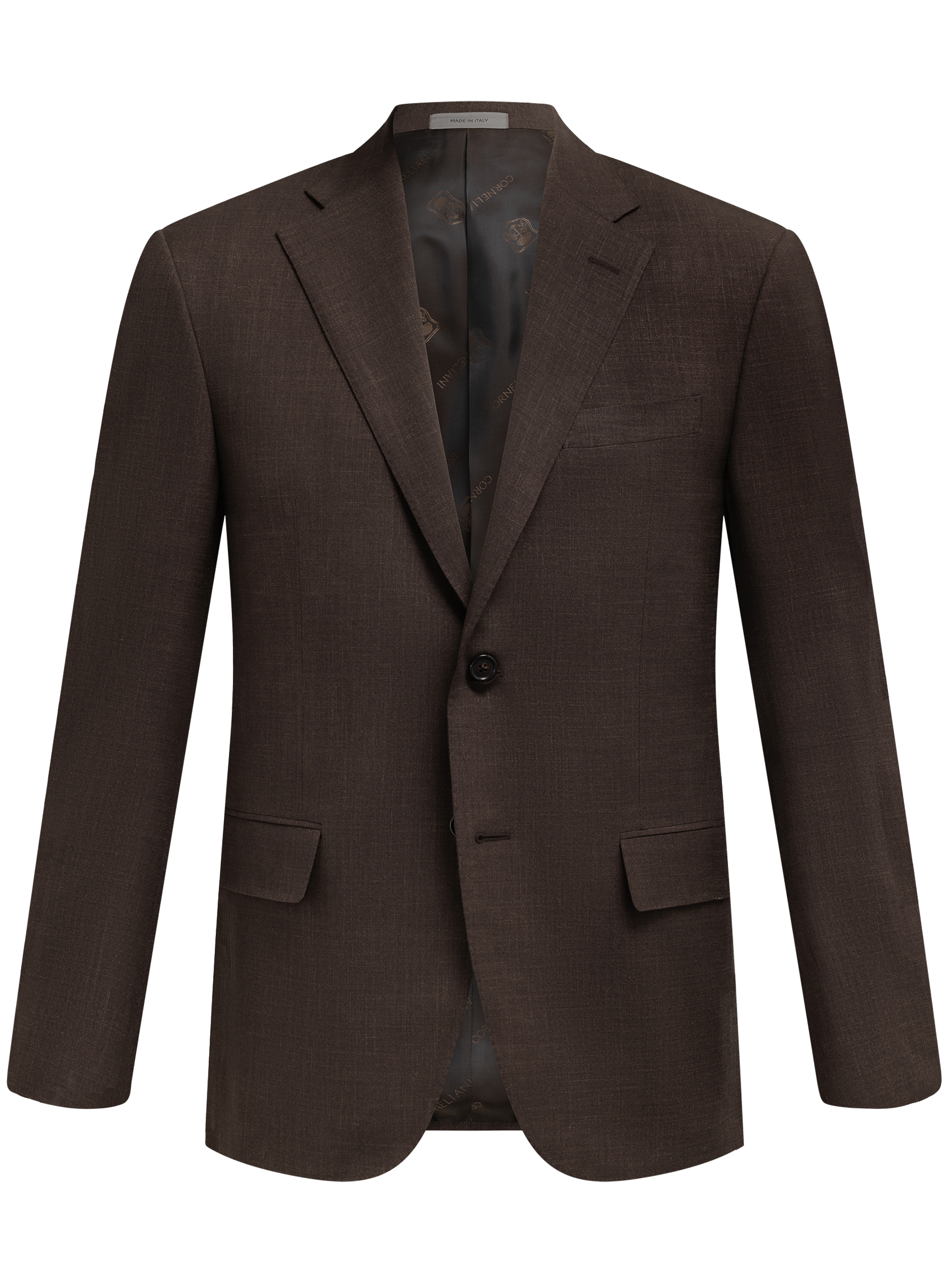 Pak van scheerwol, zijde en linnen | D.Bruin