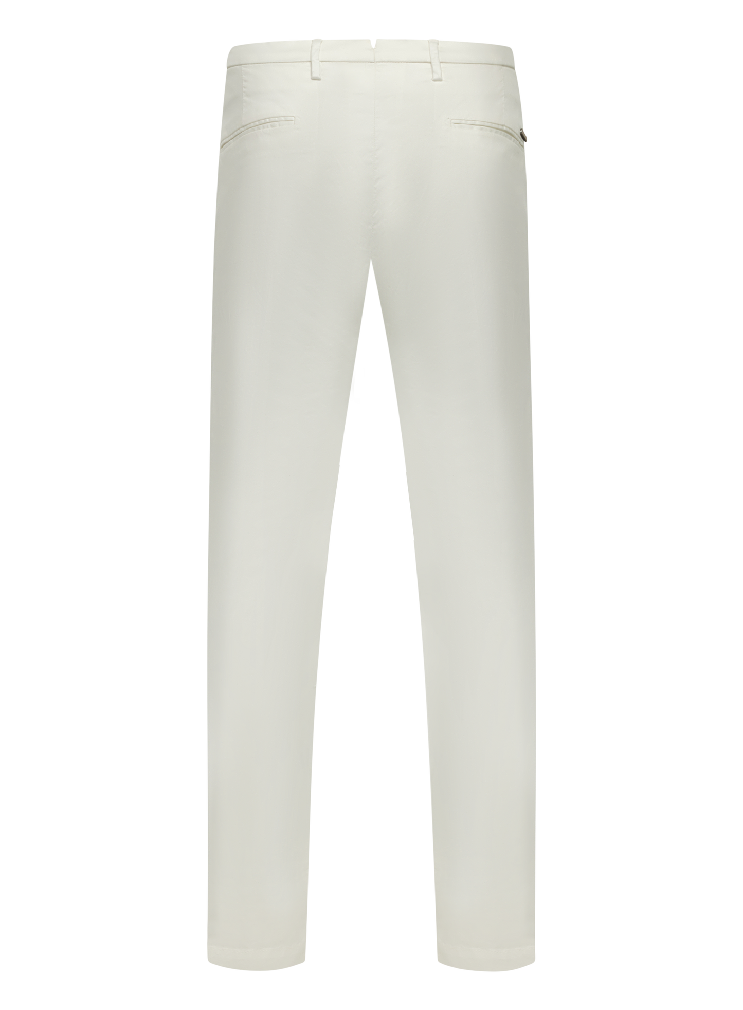 Broek van katoen en lycocell | Wit