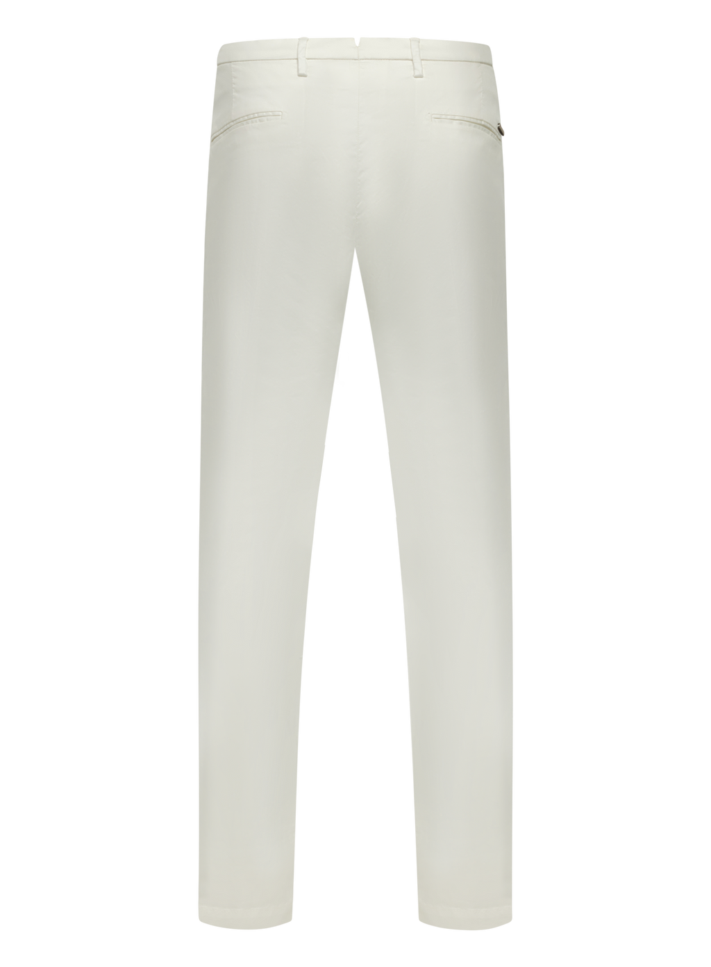 Broek van katoen en lycocell | Wit