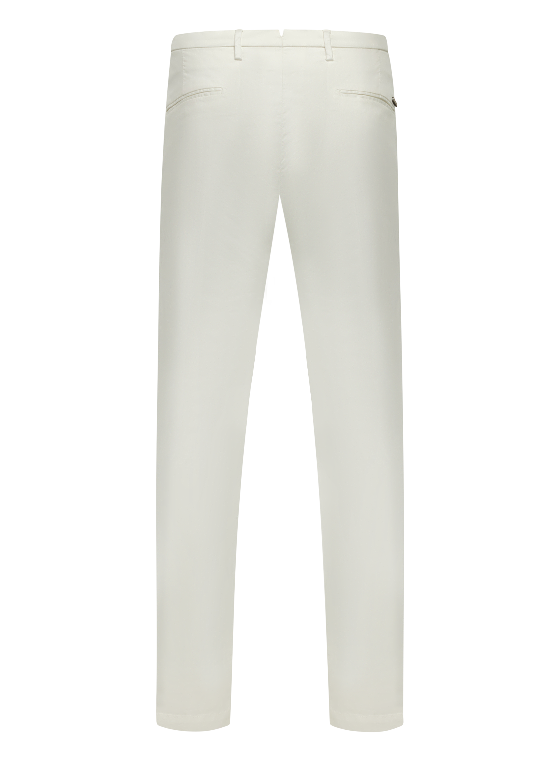Broek van katoen en lycocell | Wit