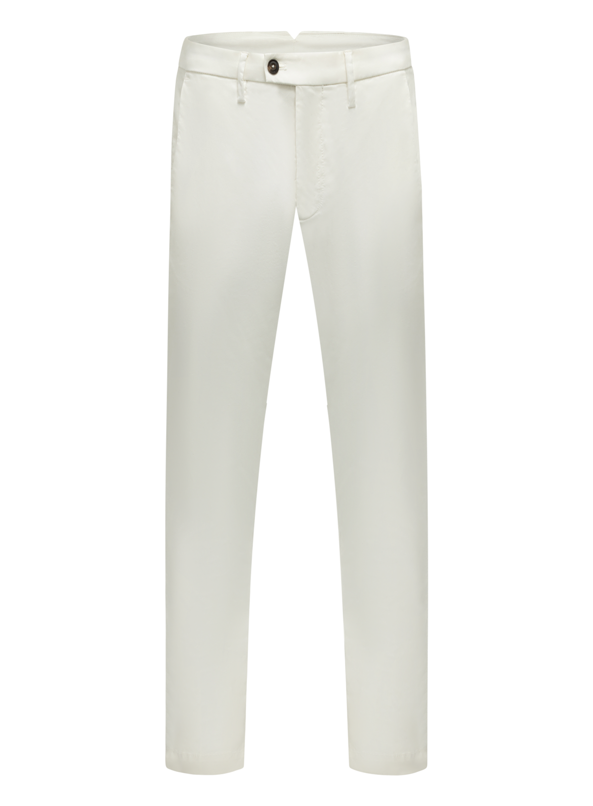 Broek van katoen en lycocell | Wit