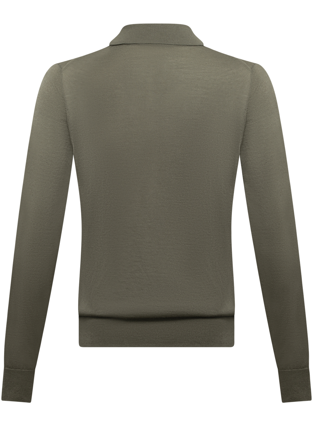 Cashmere-zijde polo | Groen