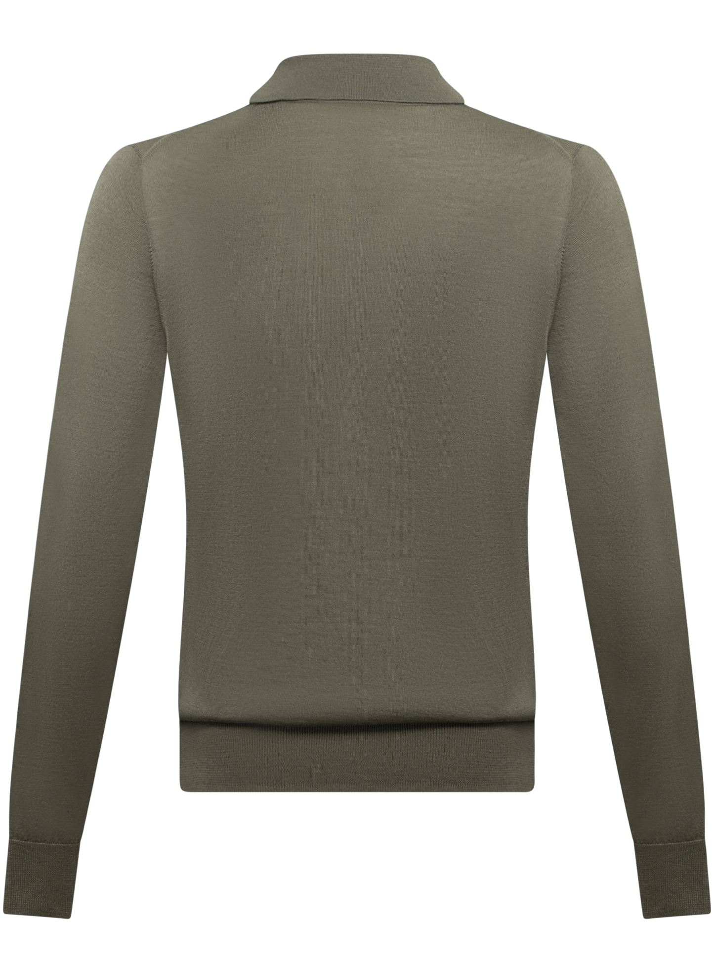 Polo van cashmere en zijde | FULL_WIDTH | Groen